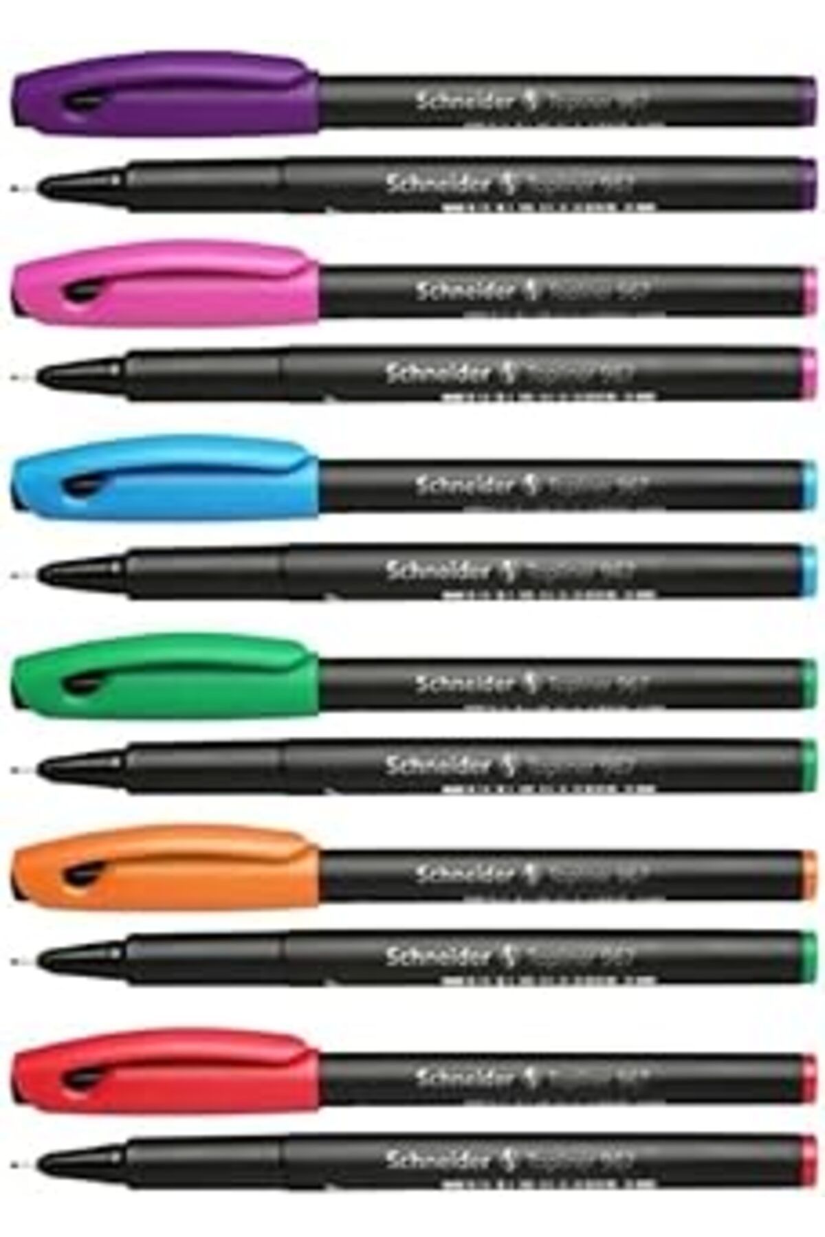 Pazarcan Schneider-Topliner 967 Fiber Uçlu Tükenmez Kalem 6'Lı