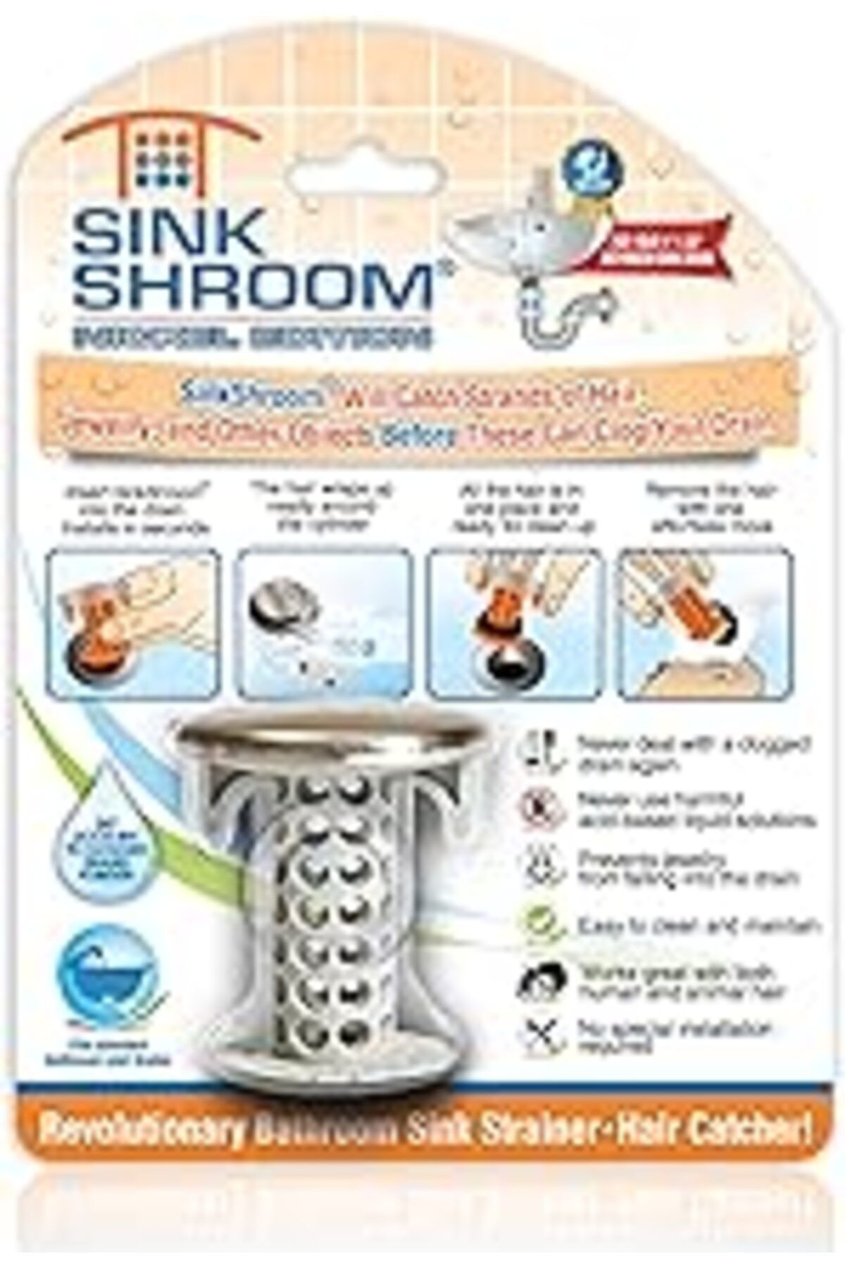 jupiter global bazaar Sinkshroom Tubshroom Lavabo, Nikel