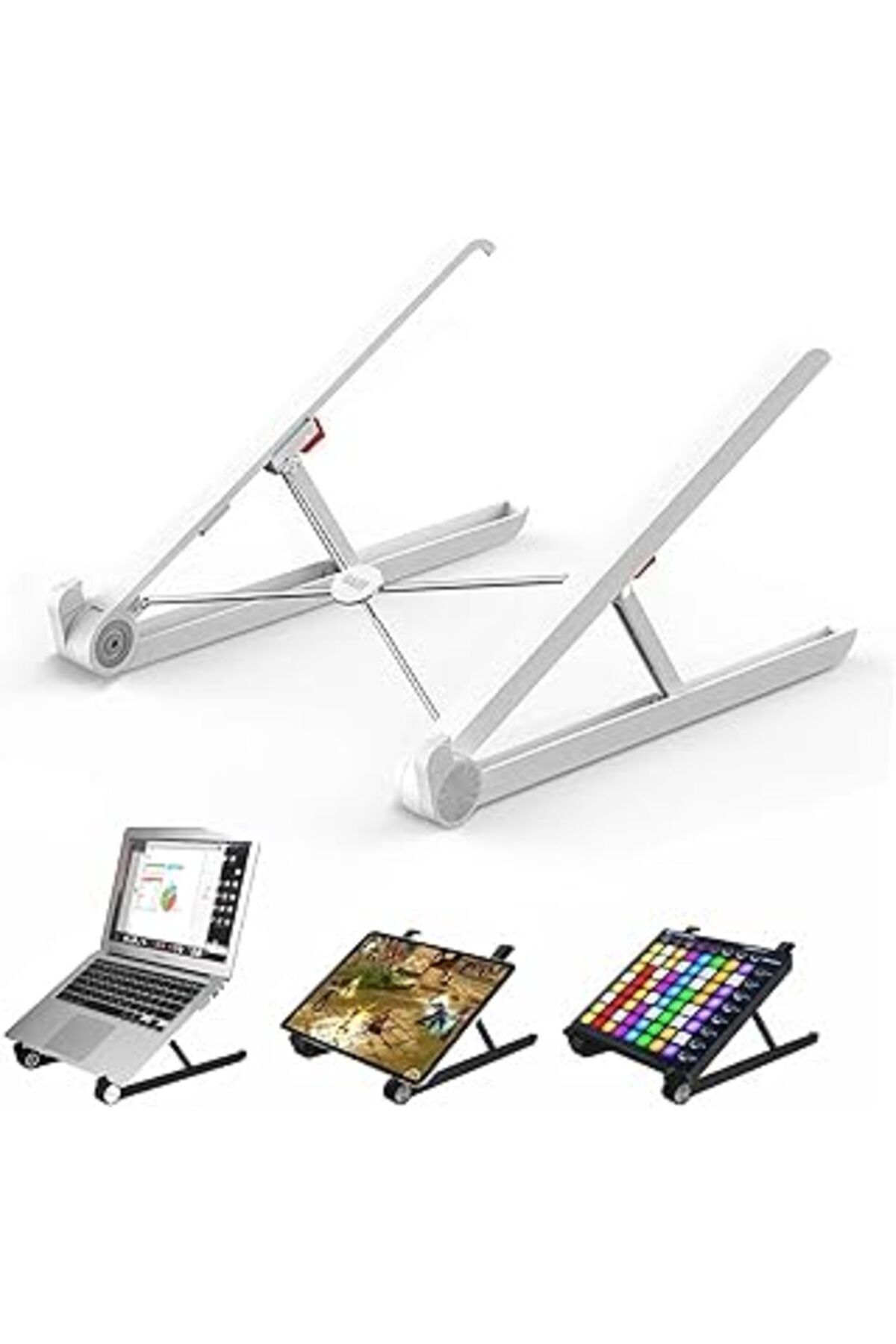 Mu Art Bix Saiji X1 Laptop Sehpası, Katlanabilir, Tablet Sehpası, Alüminyum Alaşım, Online Sınıf Çalışması