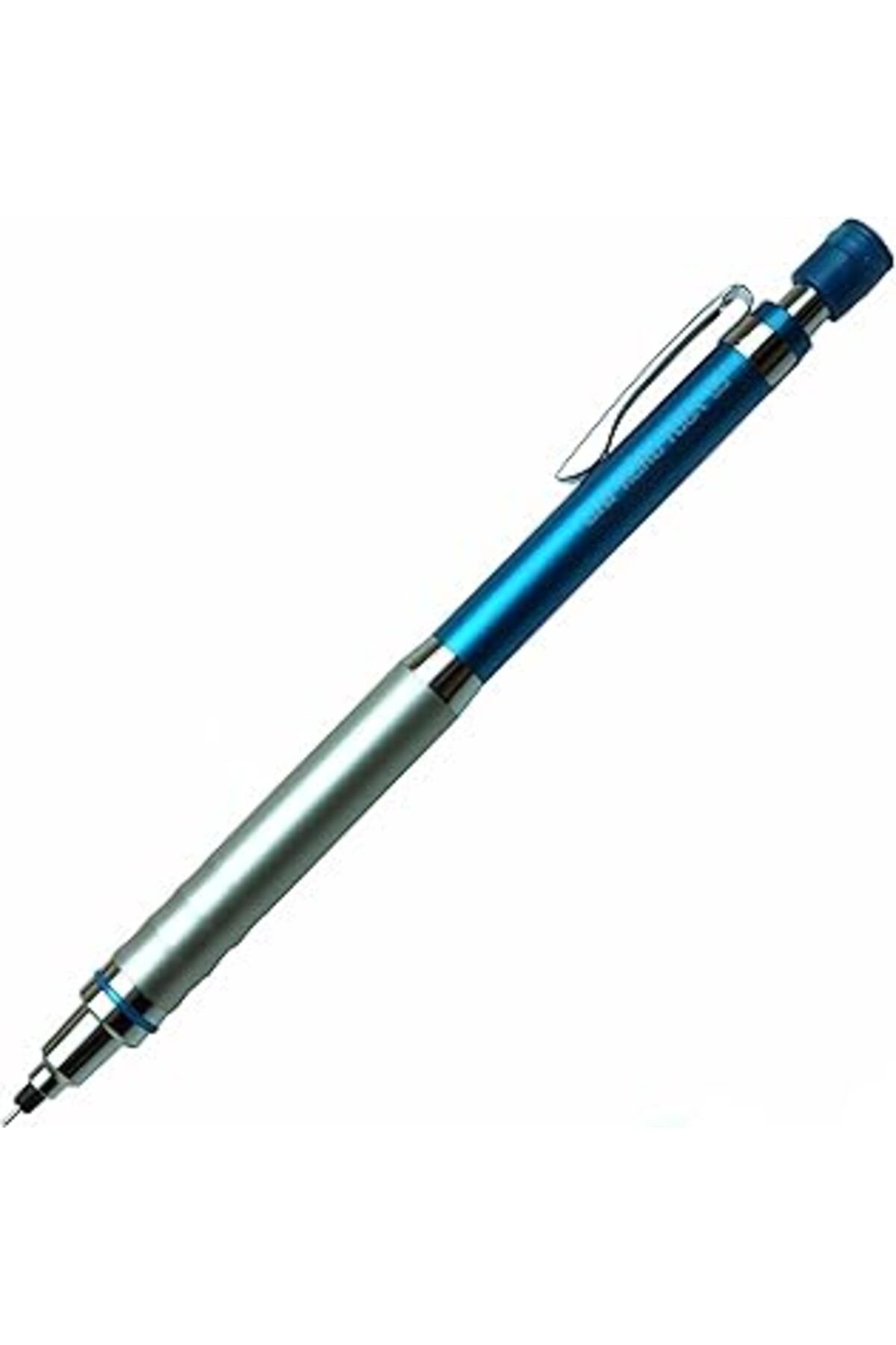 Mu Art 三菱鉛筆 Uni Kuru Toga Yüksek Dereceli Otomatik Kurşun Döndürme 0.3Mm Mekanik Kalem, Mavi Gövde (M3-101
