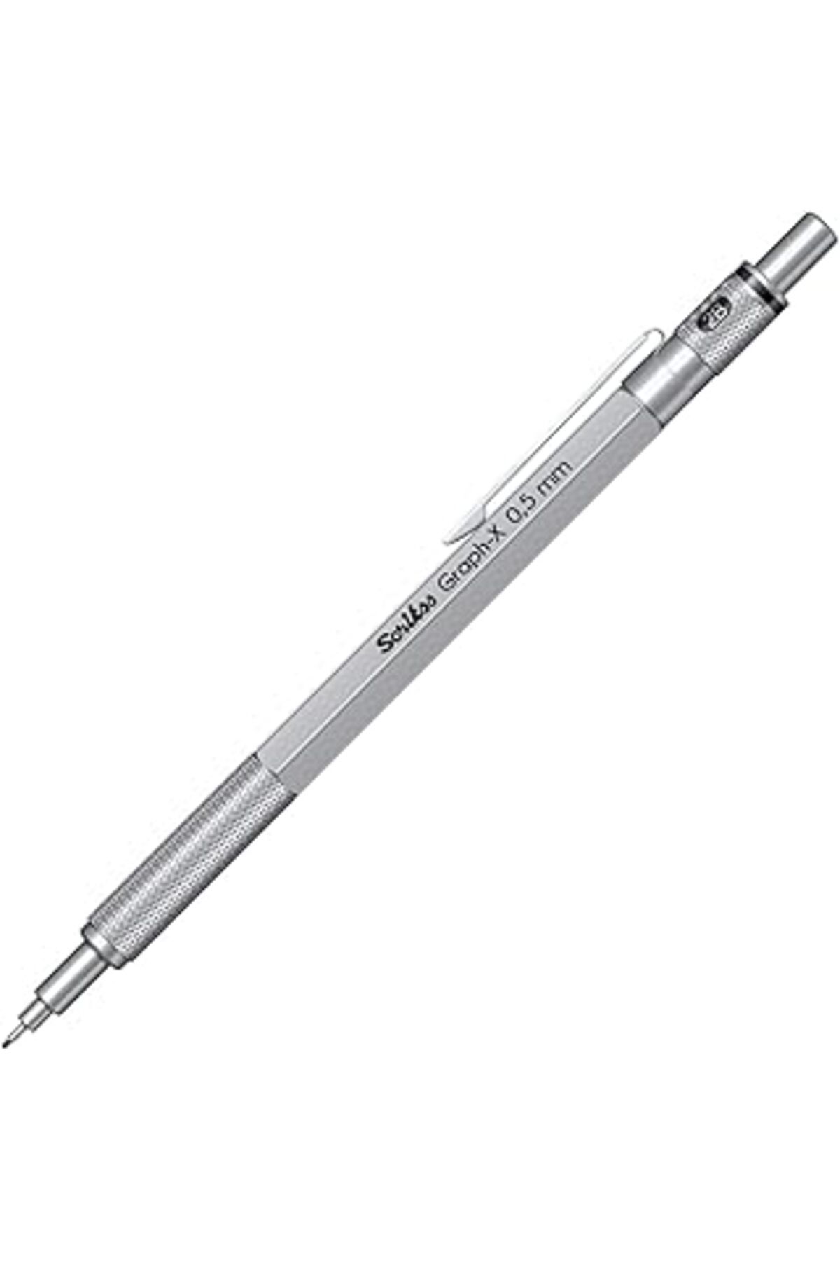 Karachil Scrikss Office Graphx Mekanik Kurşun Kalem Saten Gri 0.5 Mm
