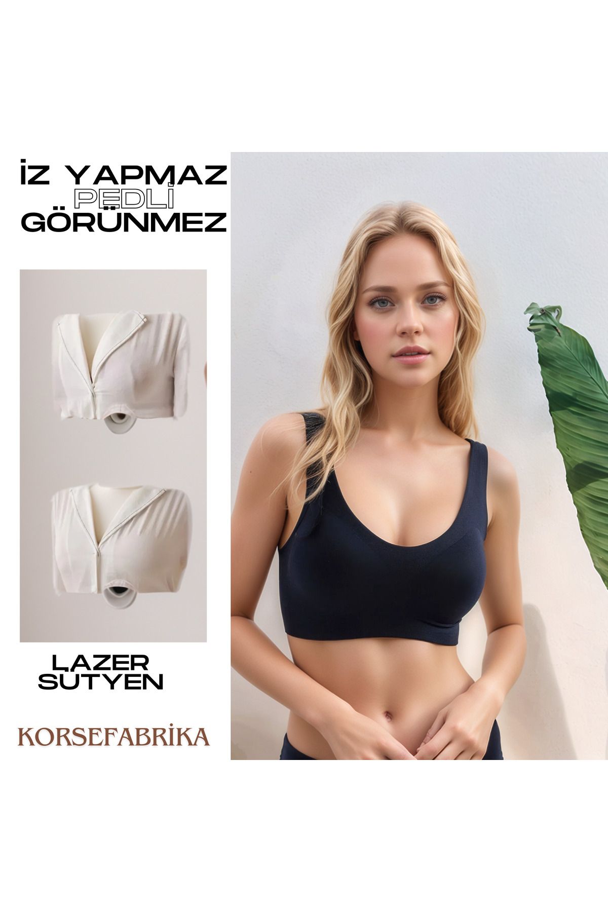 korsefabrika trend mood store-CU PAD DE TĂJERE LASER - INVISIBIL - FĂRĂ SEMNE - FĂRĂ BALENȚĂ SUtien PUSH UP FĂRĂ SUSURI 3