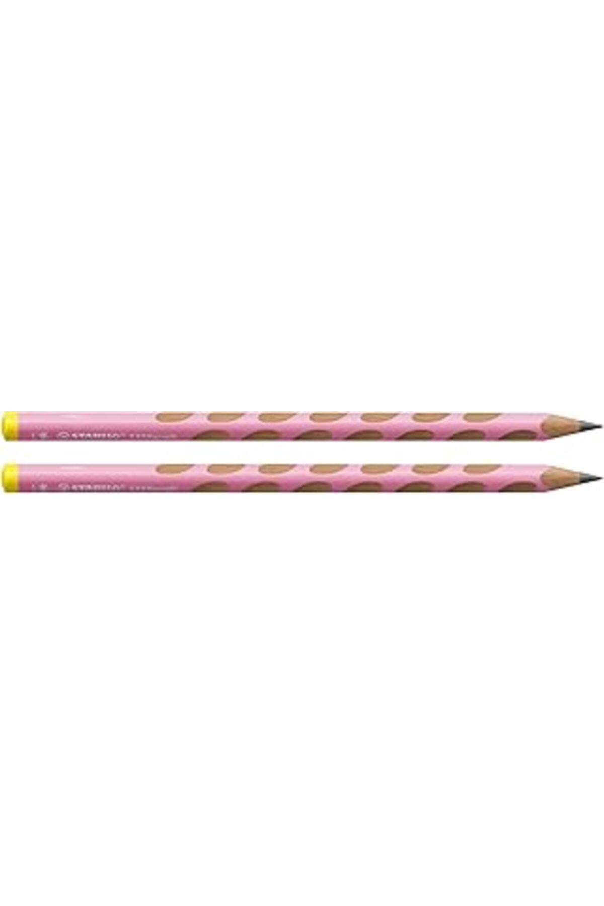 DENİZBİLİŞİM Easygraph - Ergonomik Kurşun Kalem - Sol El - 2'Li Blister - Pastel Pembe