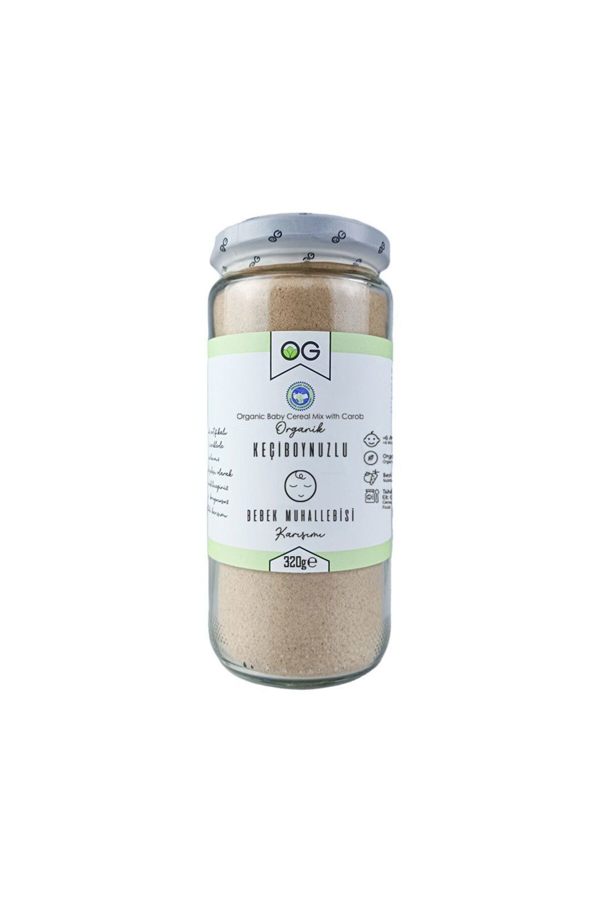 Easy Tedarik OG Natural Organik Keçiboynuzlu Bebek Muhallebisi Karışımı 320 Gr