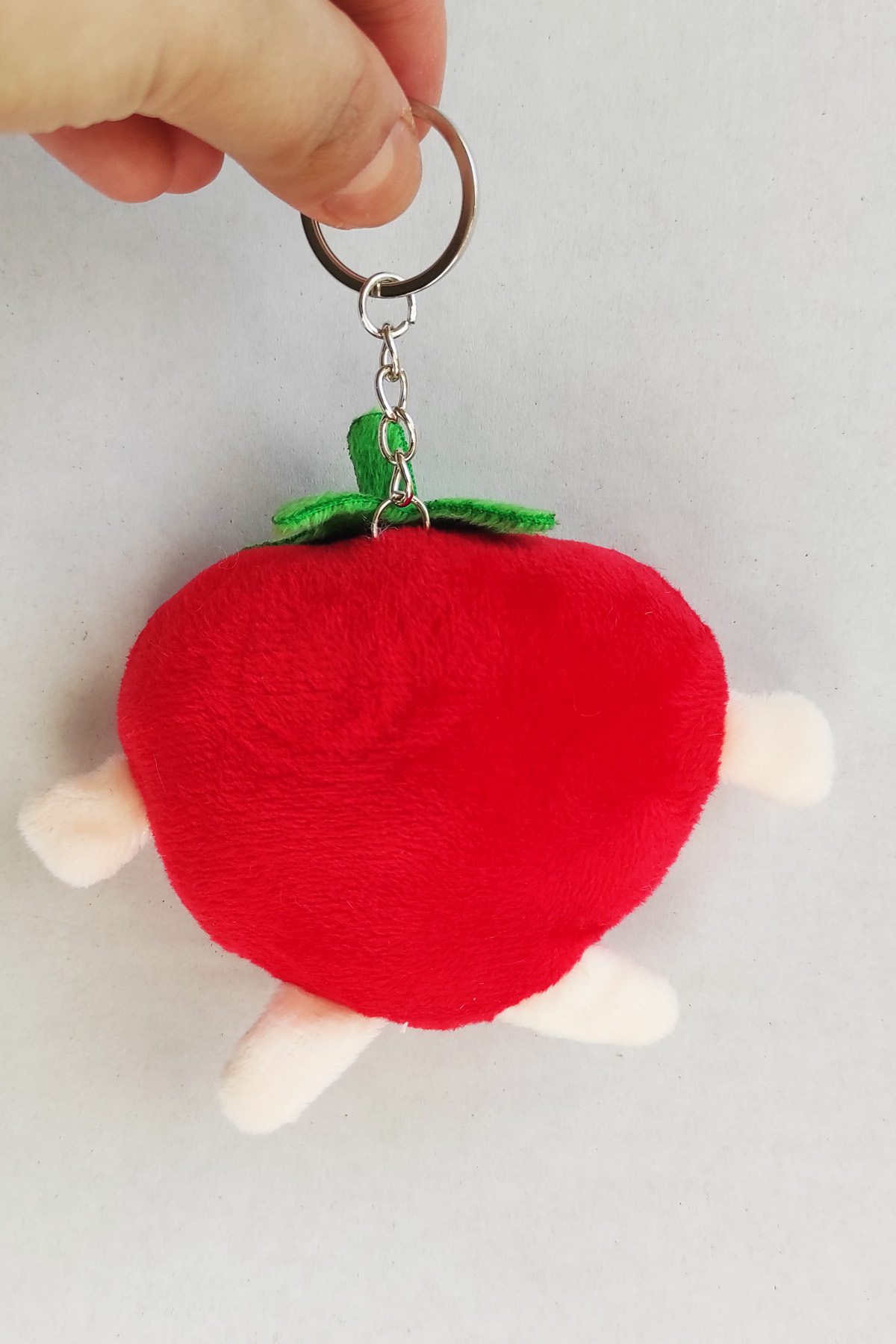 dudu kids Kraft Kutulu Peluş Kırmızı Kalp Çilek Anahtarlık 7Cm - Oyuncak - Çanta Süsü - Doğum Günü fotoğrafı 3 (önizleme)