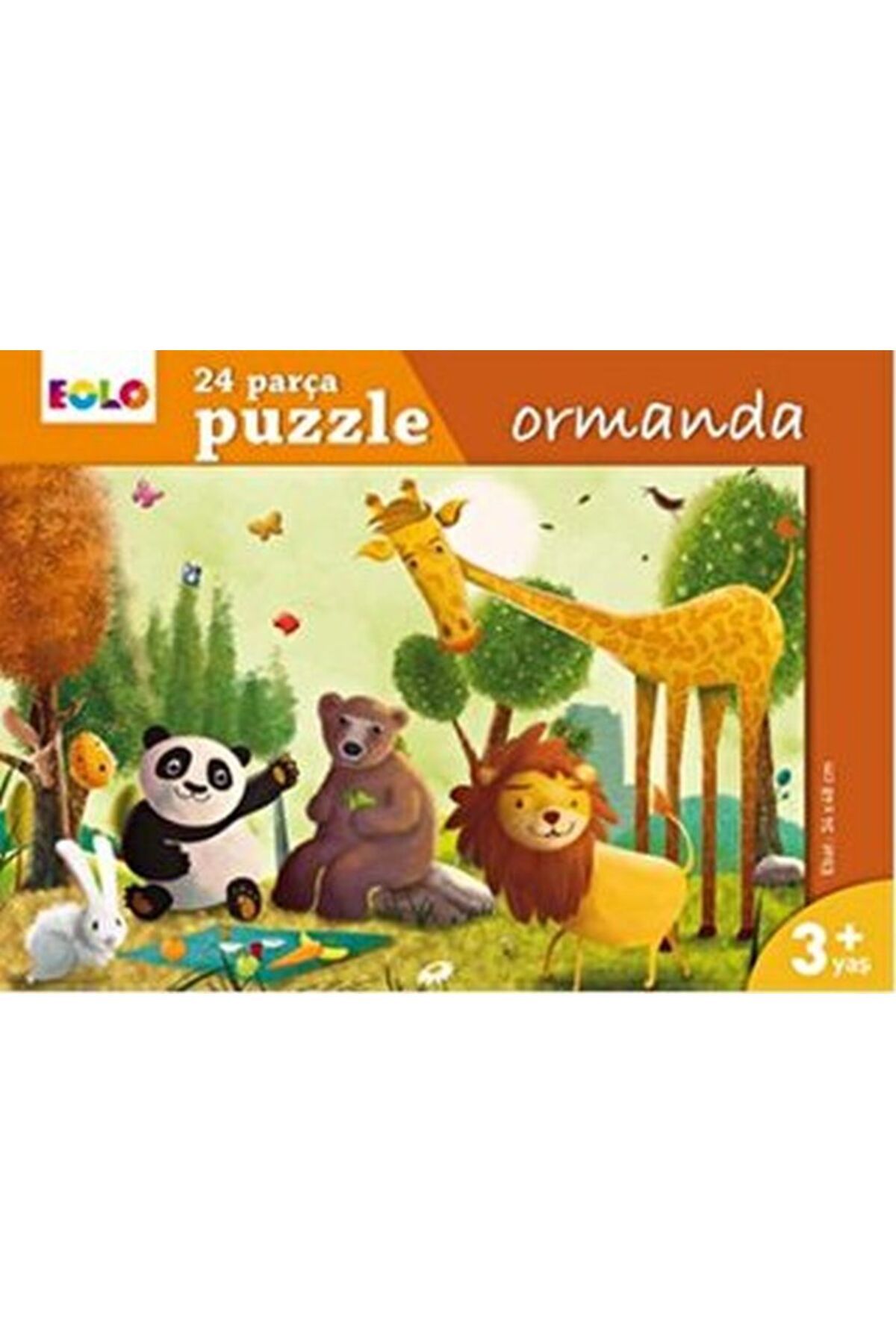 Destek Yayınları Yer Puzzle-24 Parça Puzzle - Ormanda