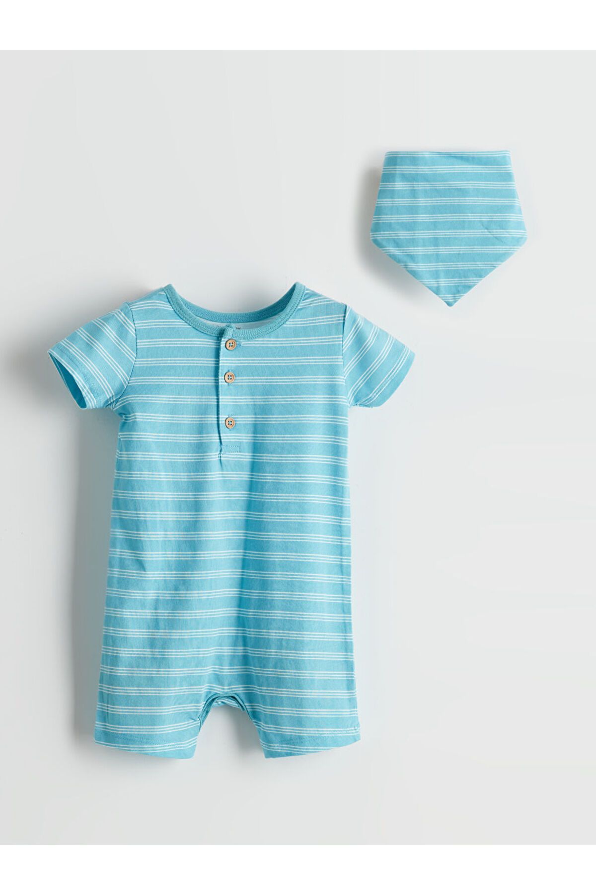 LC Waikiki Yeni Sezon Erkek Bebek Mama Onlugu ve Tulum 2'li - S5H902Z1