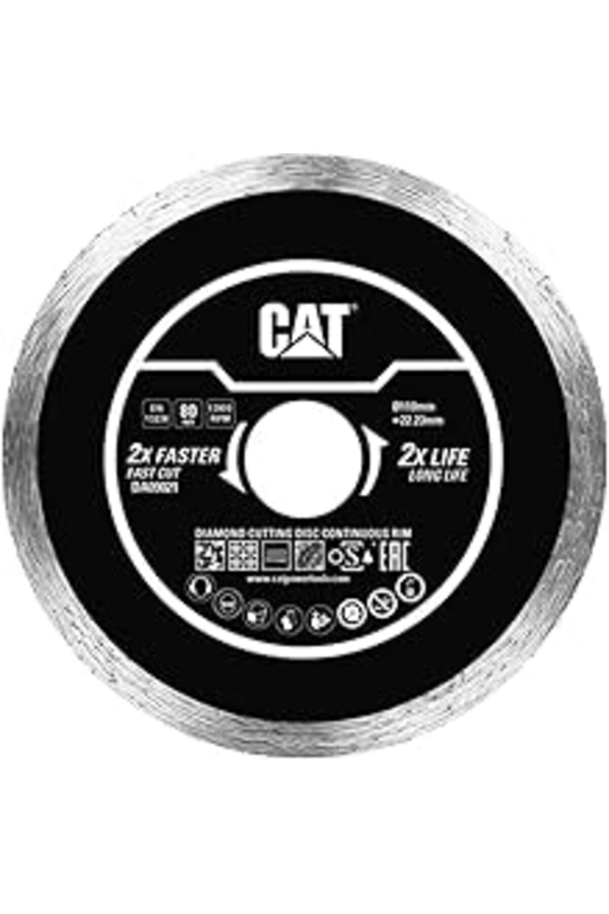 karadağsb Cat Da09021 110Mm Profesyonel Fayans, Seramik, Mermer Elmas Kesme Diski
