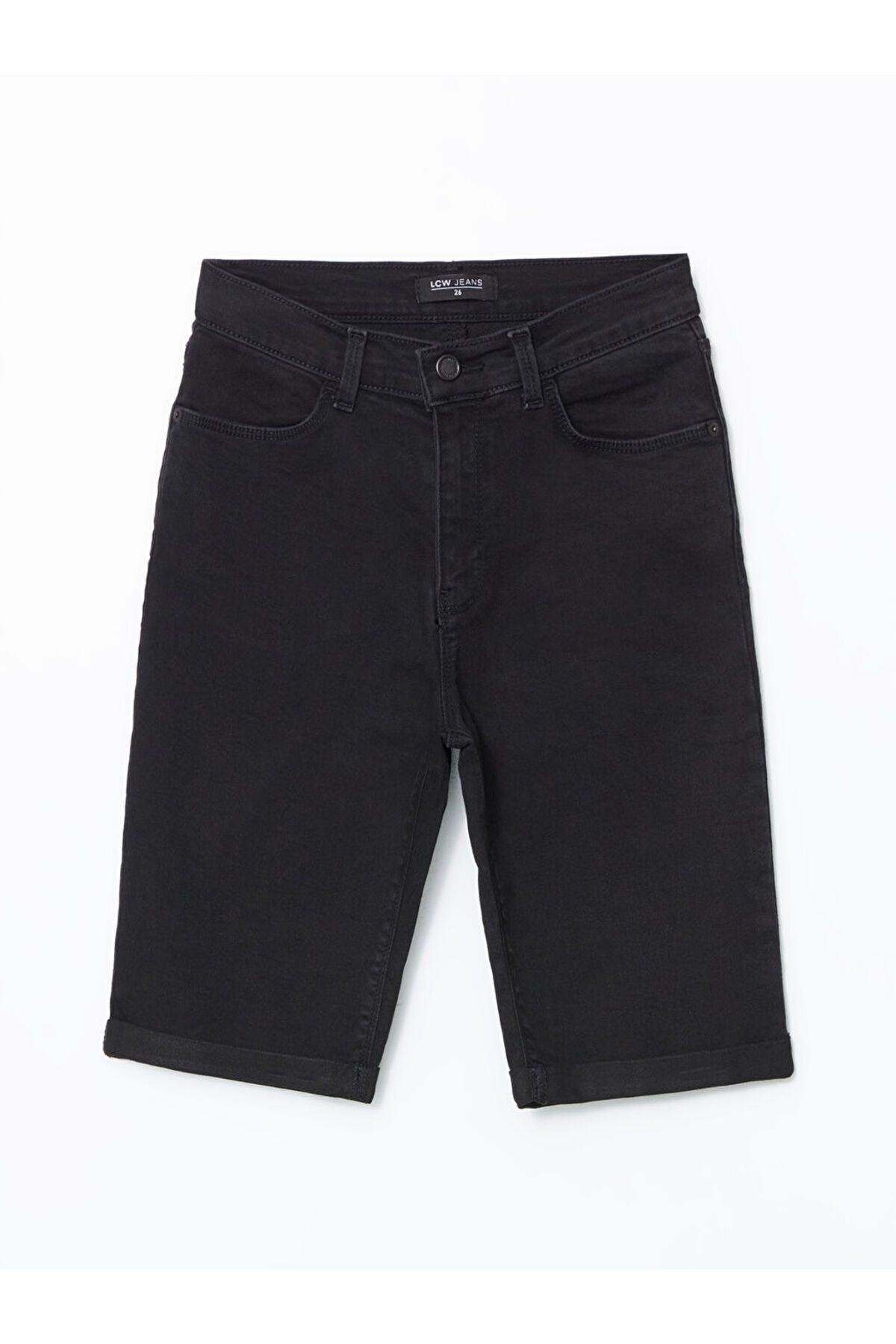 LC Waikiki Yeni Sezon Dar Fit Kadin Jean Sort - S5KD45Z8