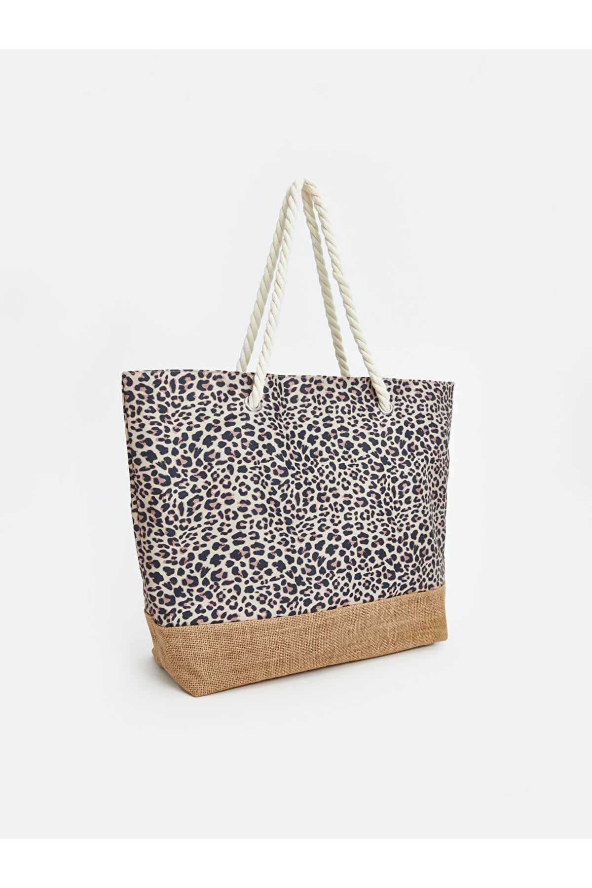 LC Waikiki-Leopard Patterned Women's Beach Bag 2