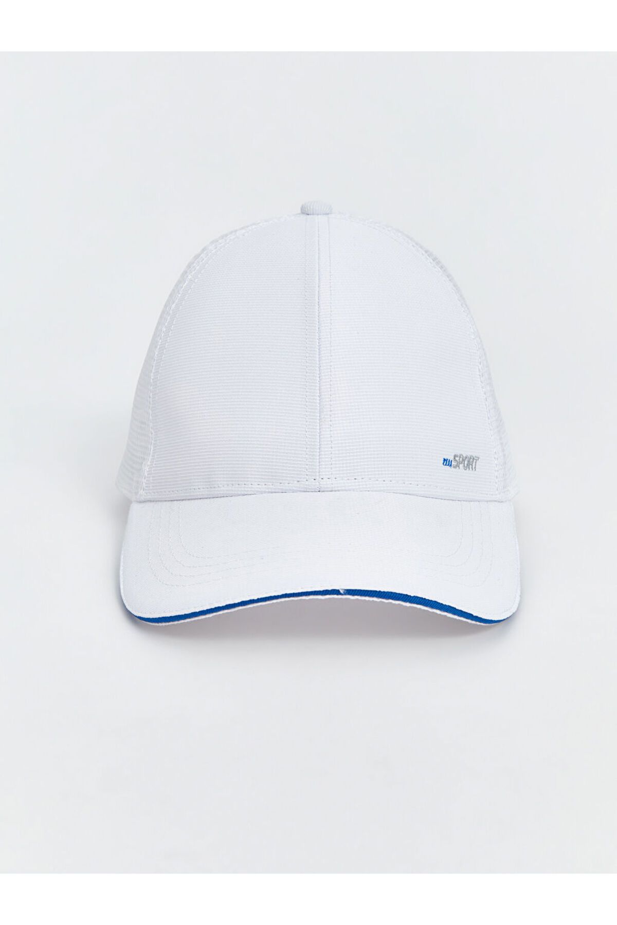 LC Waikiki-Lcw Accessories White Mesh Detailed Men's Cap Hat 1