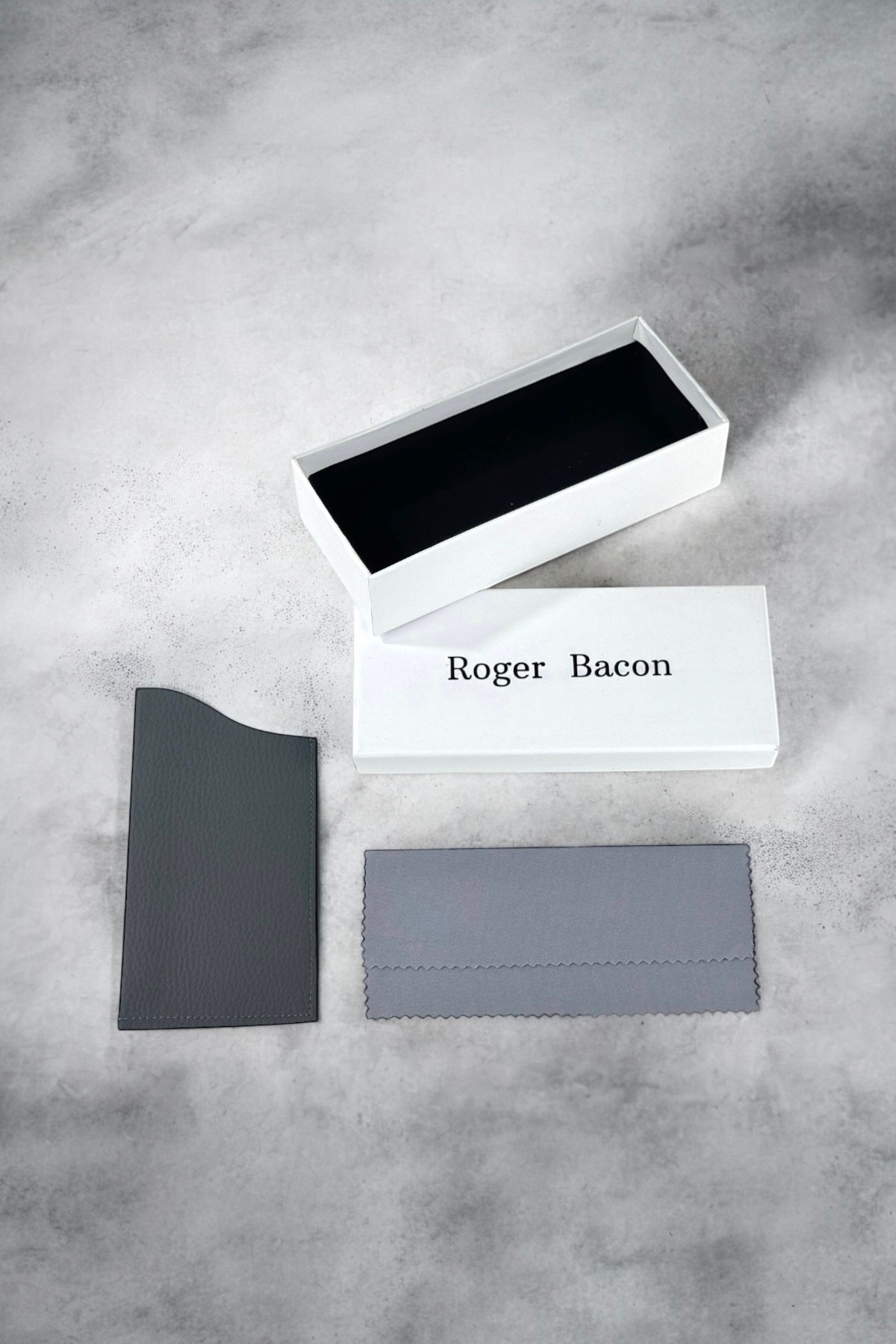 Roger Bacon-نظارات شمسية رجالية باللون الأزرق غير اللامع من الزجاج المستقطب 2