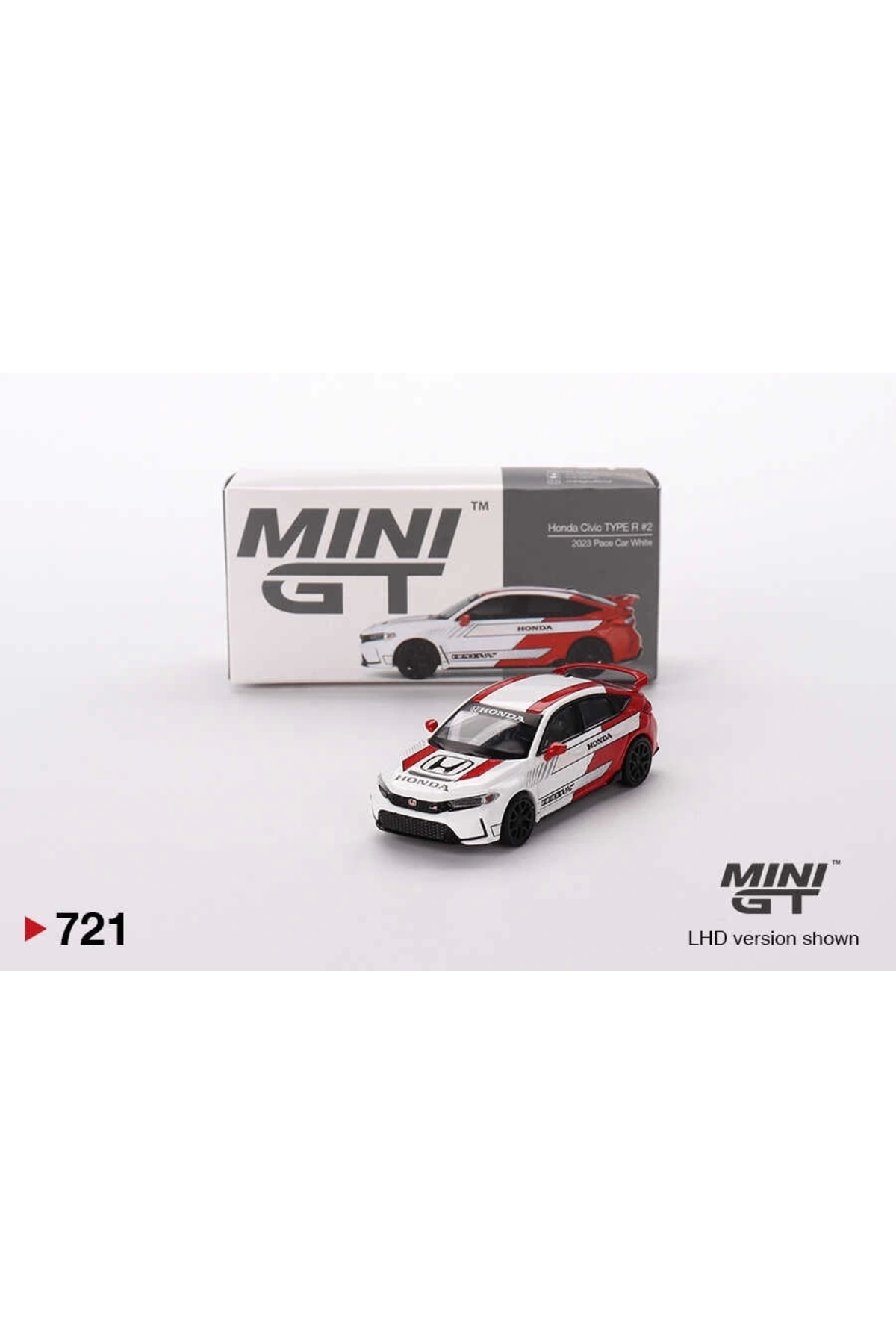 mini gt Honda Civic TYPE R 1/64 Ölçek Mini GT Diecast Metal Model