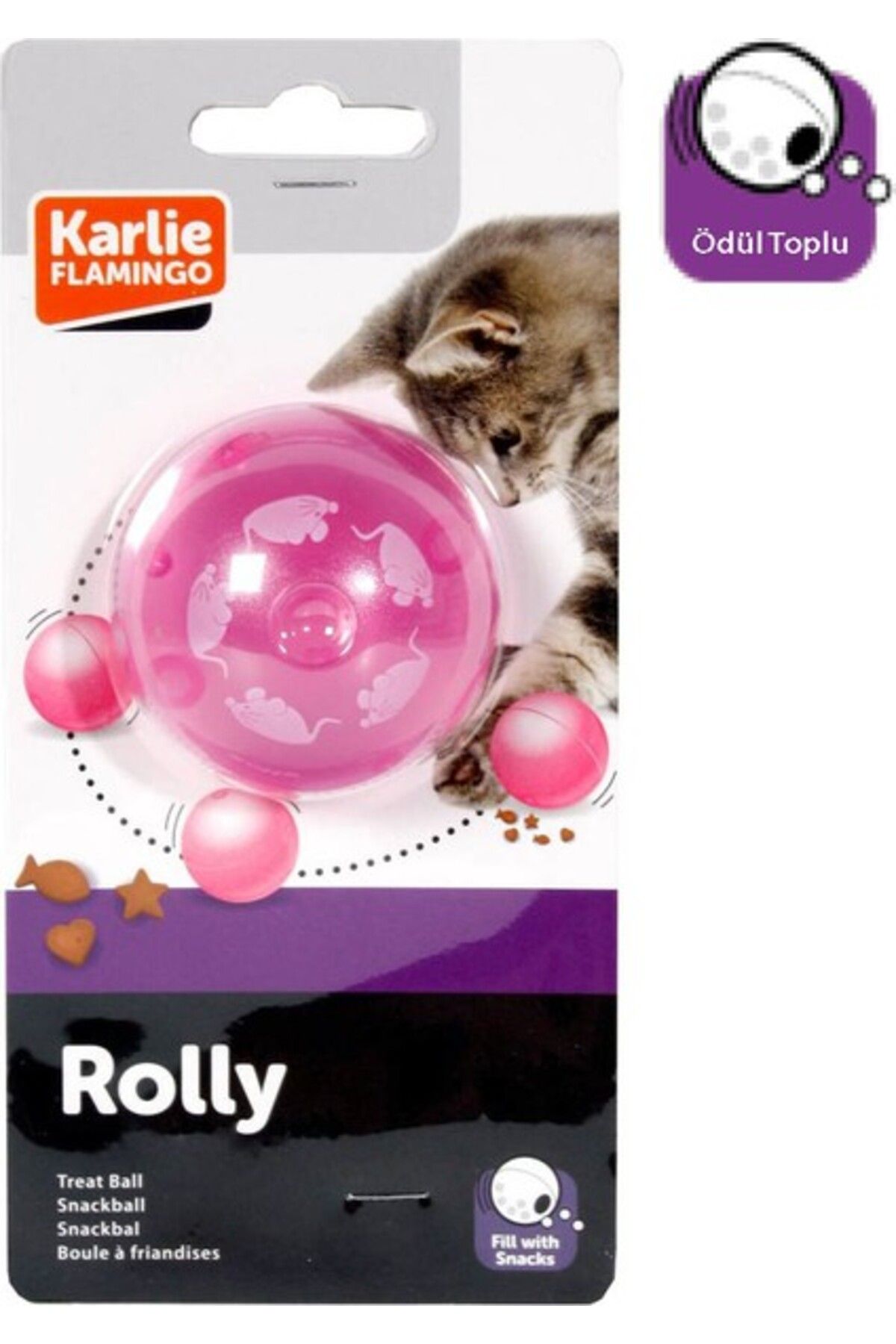 Karlie Kedi Oyuncaği Ödül Topu 5,5cm