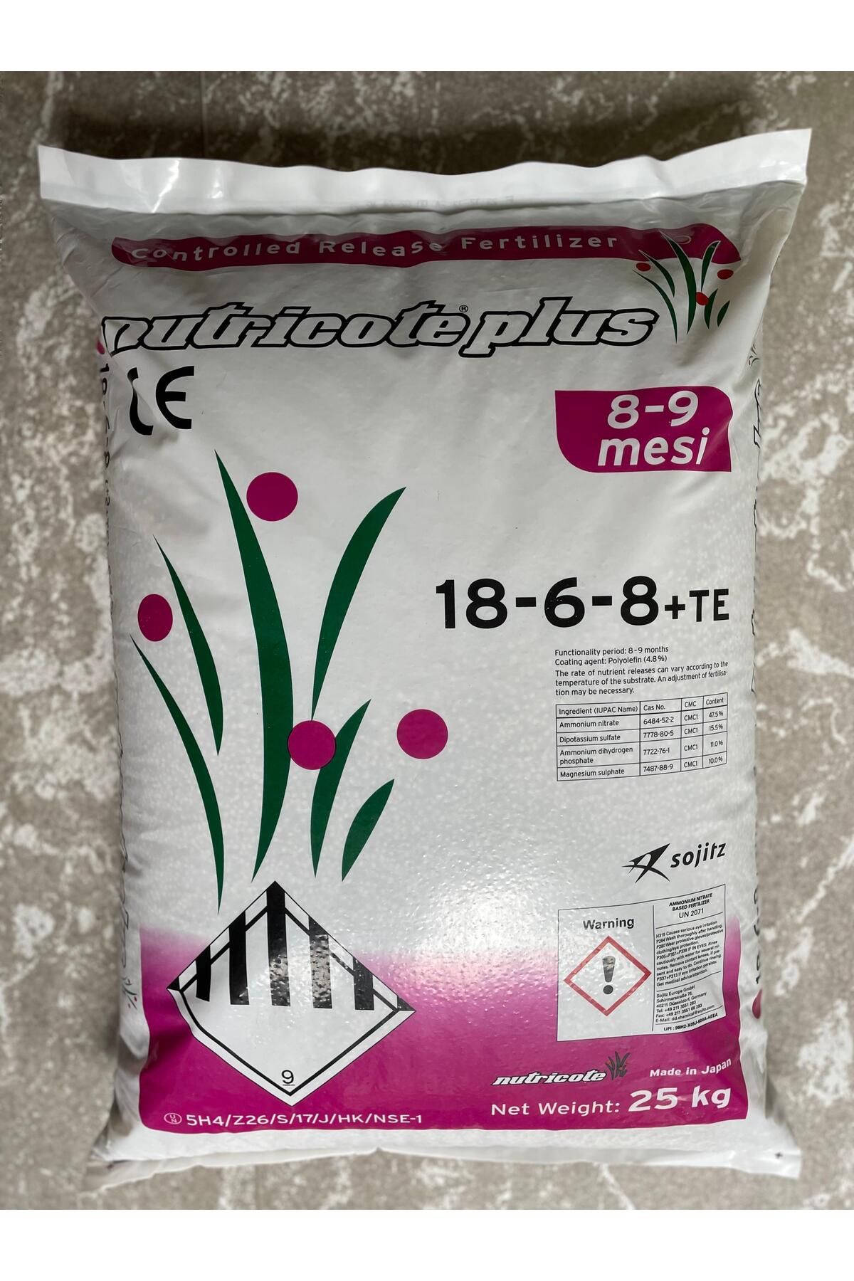 SOJİTZ NUTRİCOTE 18-6-8+TE 8-9M