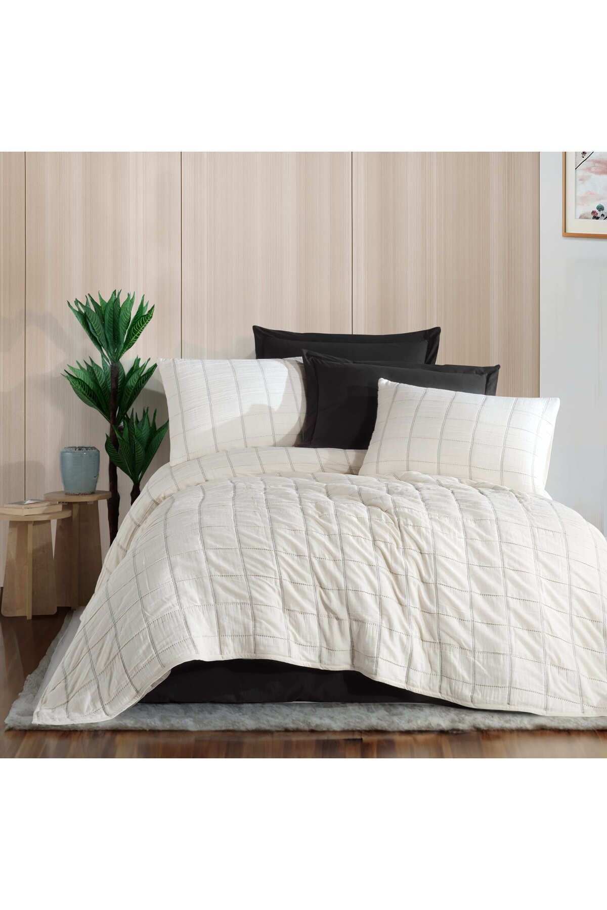 ZEBRA CASA-Elisa Double Bedspread Set 4