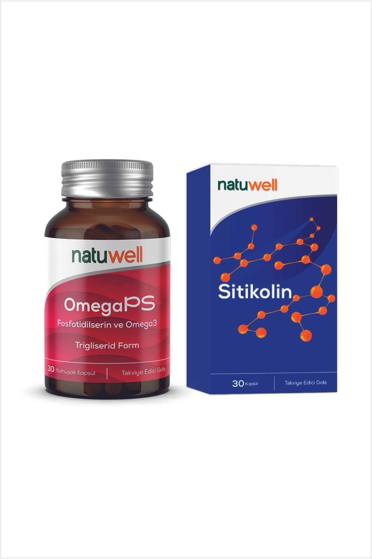 Natuwell Fosfotidilserin+Omega-3+Sitikolin- Kokusuz - Zihin Açıcı- Odaklanma Artırıcı - Hafıza Güçlendirici