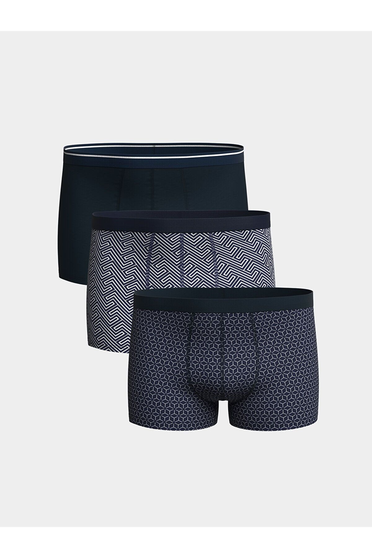 LC Waikiki Standart Kalıp Pamuklu Esnek Erkek Boxer 3'lü