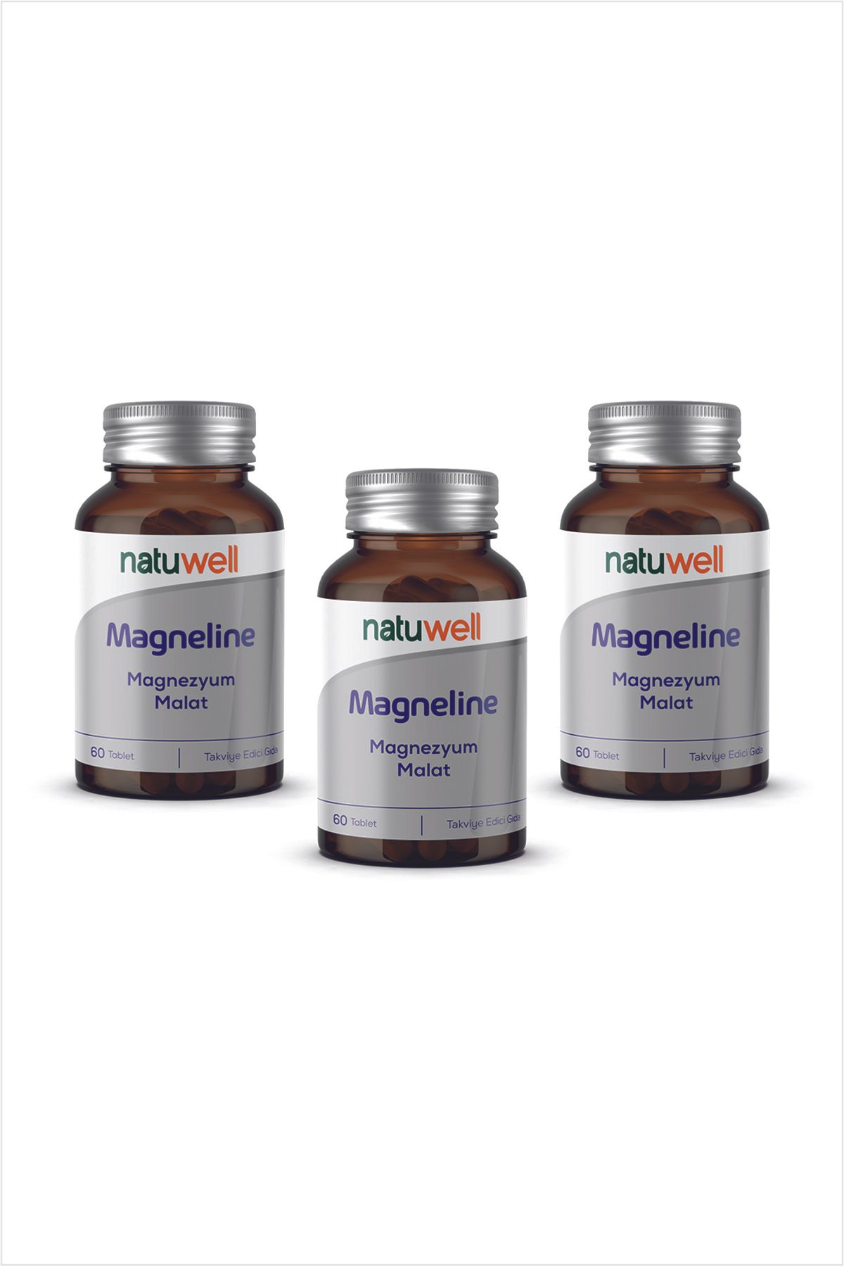 Natuwell Magneline Magnezyum Malat 60 Tab*3