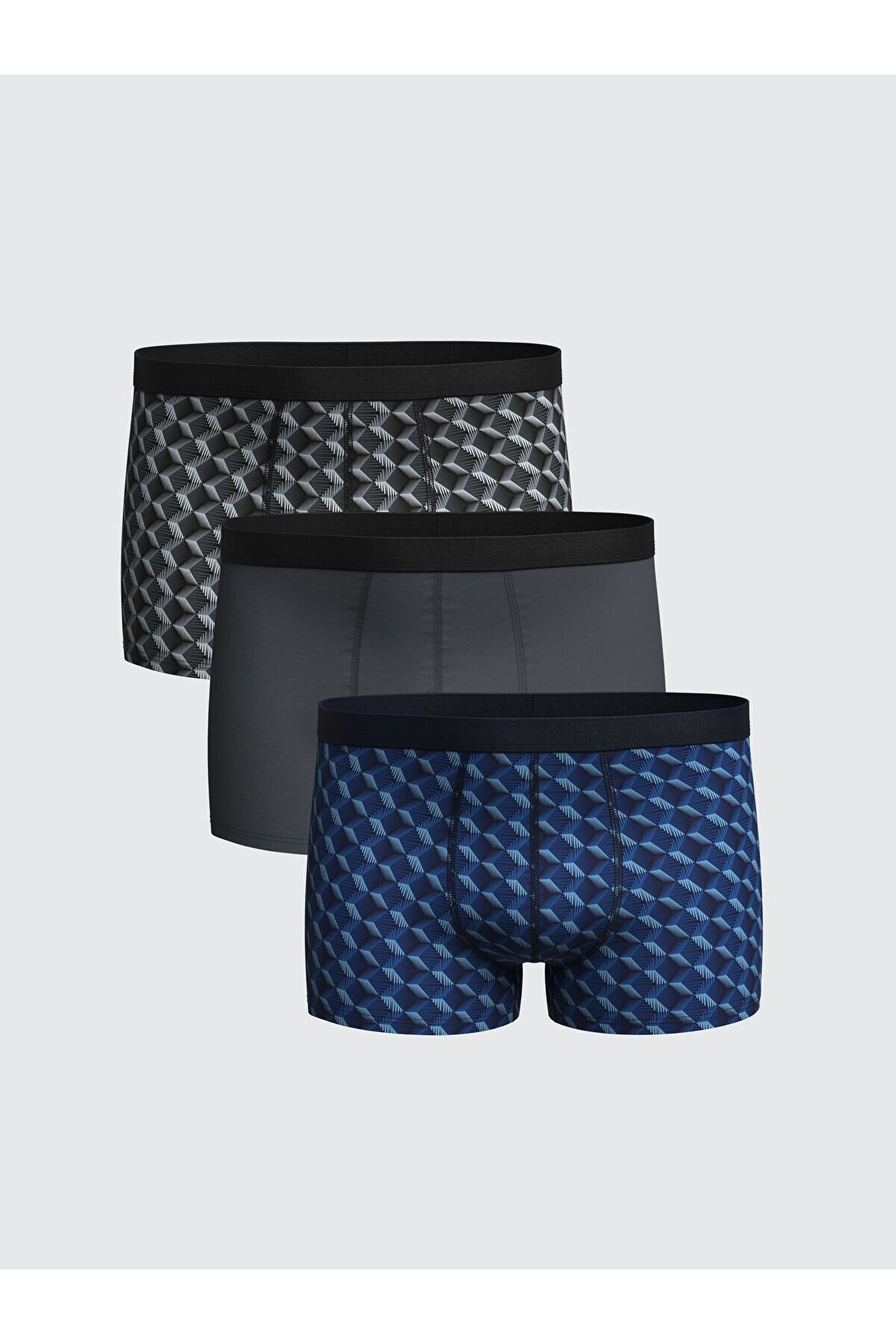 LC Waikiki Standart Kalıp Pamuklu Esnek Erkek Boxer 3'lü