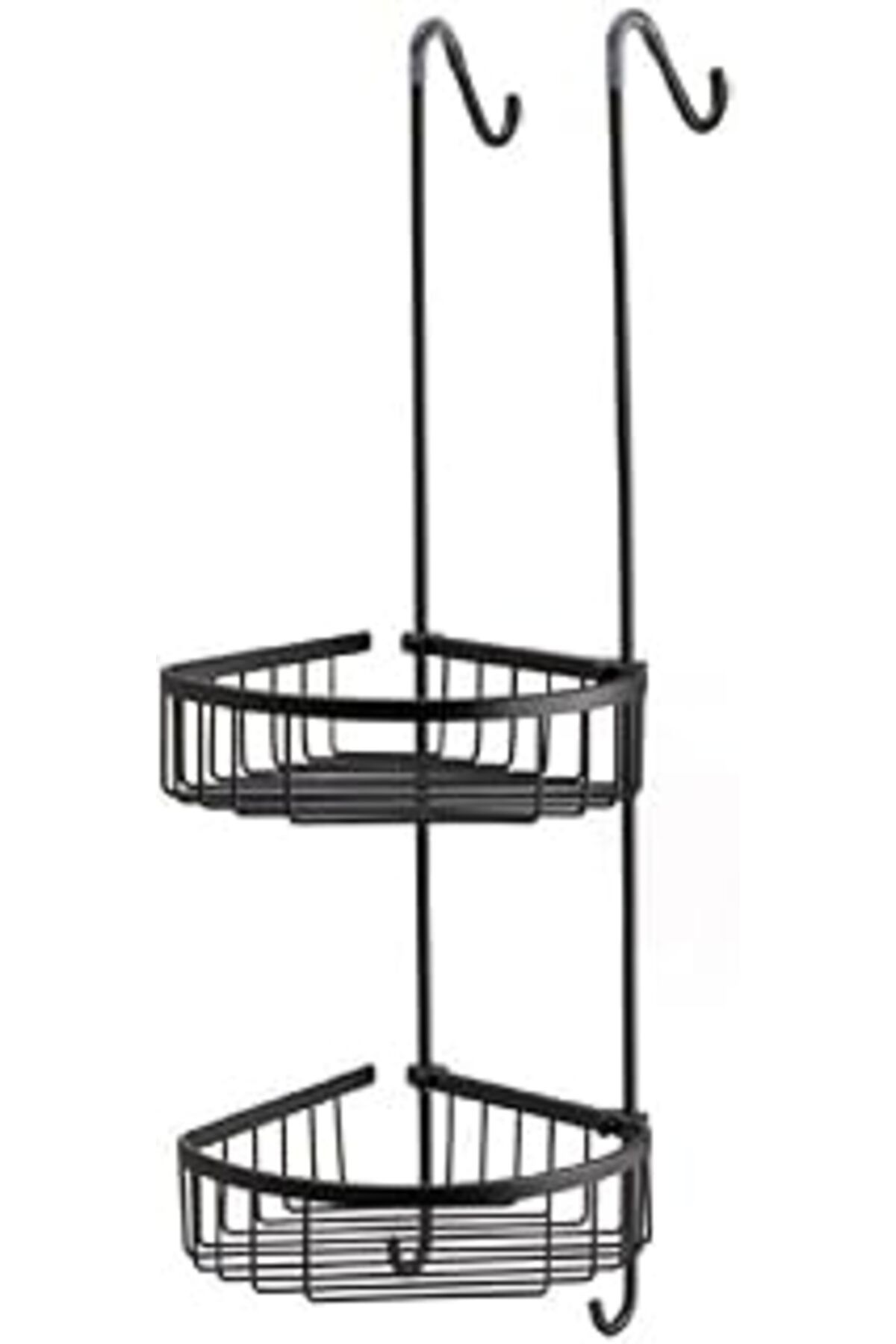 karadağsb System Banyo Duş Raf Sistemi Siyah Renk 702X200X294 Mm