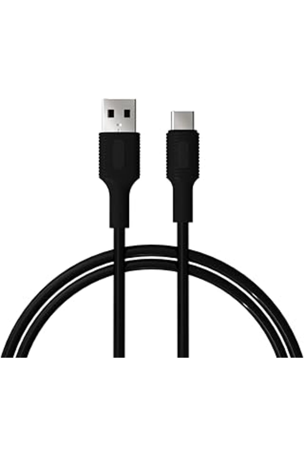 Pazarcan Remorax Basic Usb A-C Hızlı Şarj Kablosu, Siyah (100 Cm)
