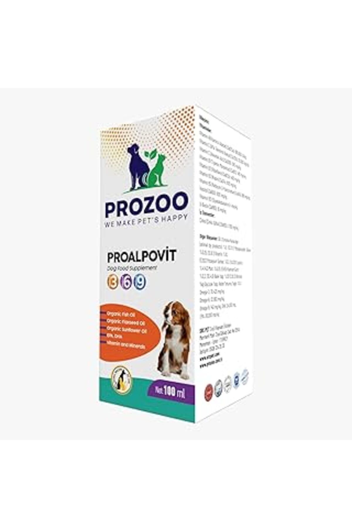 Mu Art Prozoo Proalpovit Köpek Maması Takviyesi 100 Ml