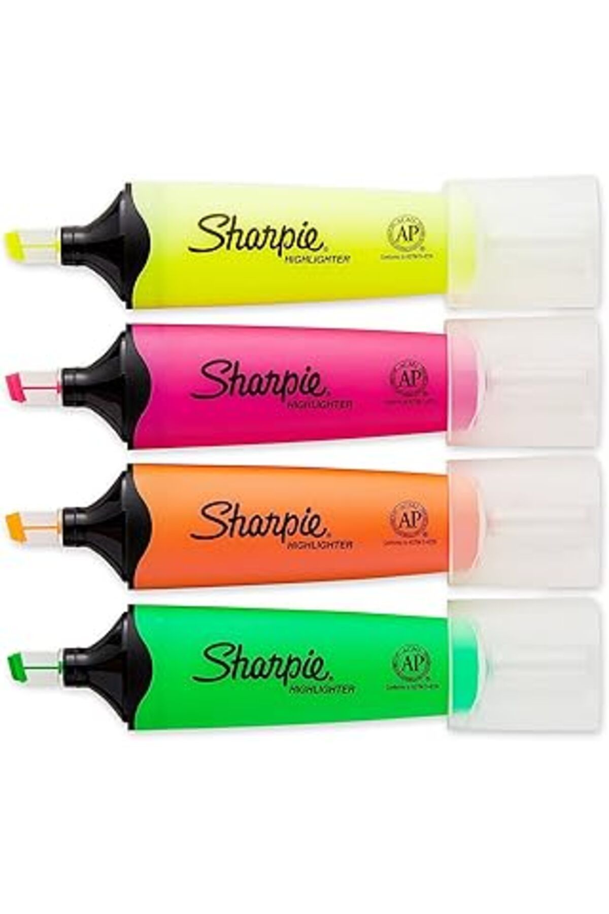 TBSProjects Sharpie Clear View, Fosforlu Kalem - 4'Lü Paket