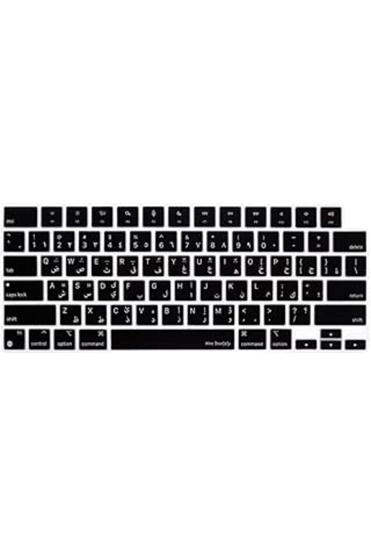 Qedii Mcstorey Arapça Klavye Koruyucu Macbook Air-pro M1-m2-m3 (TOUCHİD'Lİ) A2681 A3113 A2941 A3114 A2442