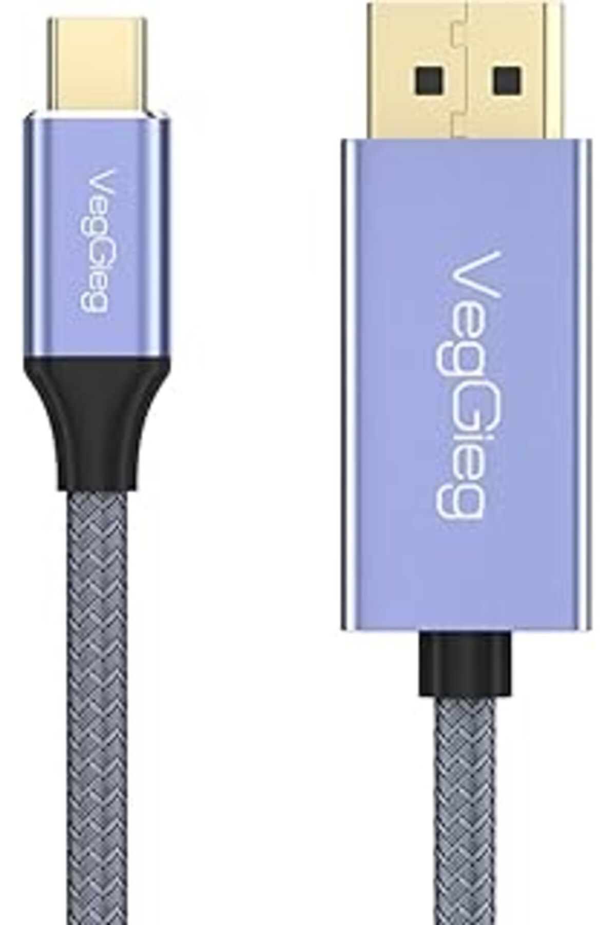 Karachil Veggieg 8K/60Hz 4K/144Hz/120Hz Type-C 3.1 To Displayport 1.4 Çift Yönlü Kablo 2 Metre