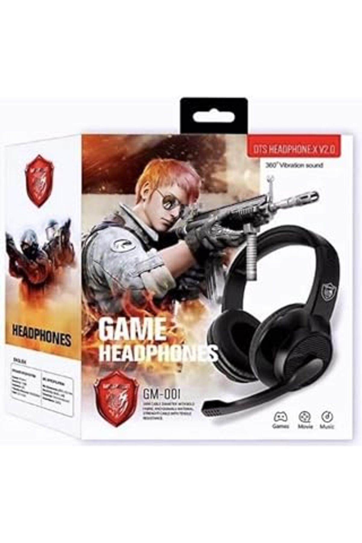 shop Heartz Gm-001 Süper Bass Streo Oyun Oyuncu Kulakliği Bilgisayar Notebook Laptop Tablet Cep Telefo