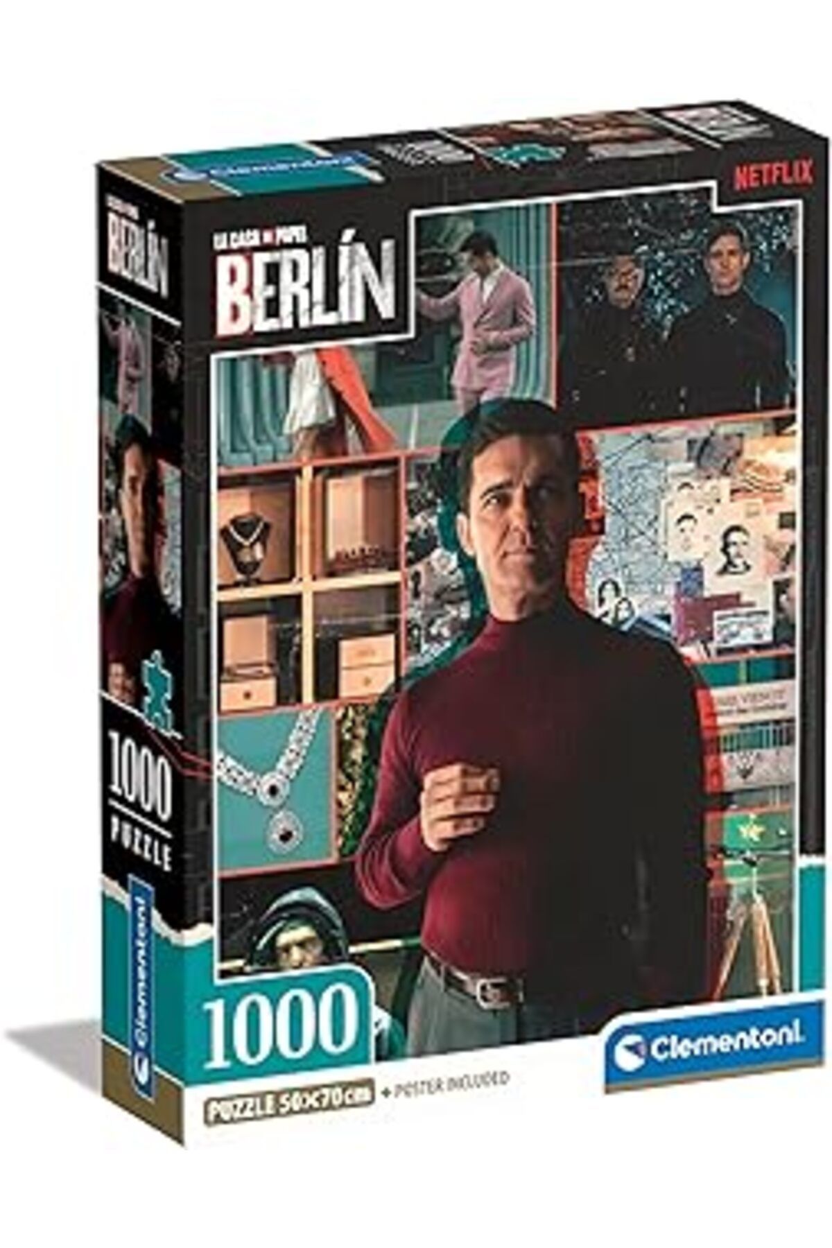 NZM TİCARET 1000 Parça La Casa De Papel Puzzle Berlin 2 (Compact Box)