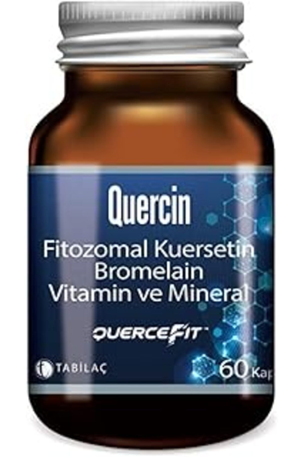 Pazarcan Tab İlaç Quertecin Fitozomal Kuersetin Bromelain 60 Kapsül