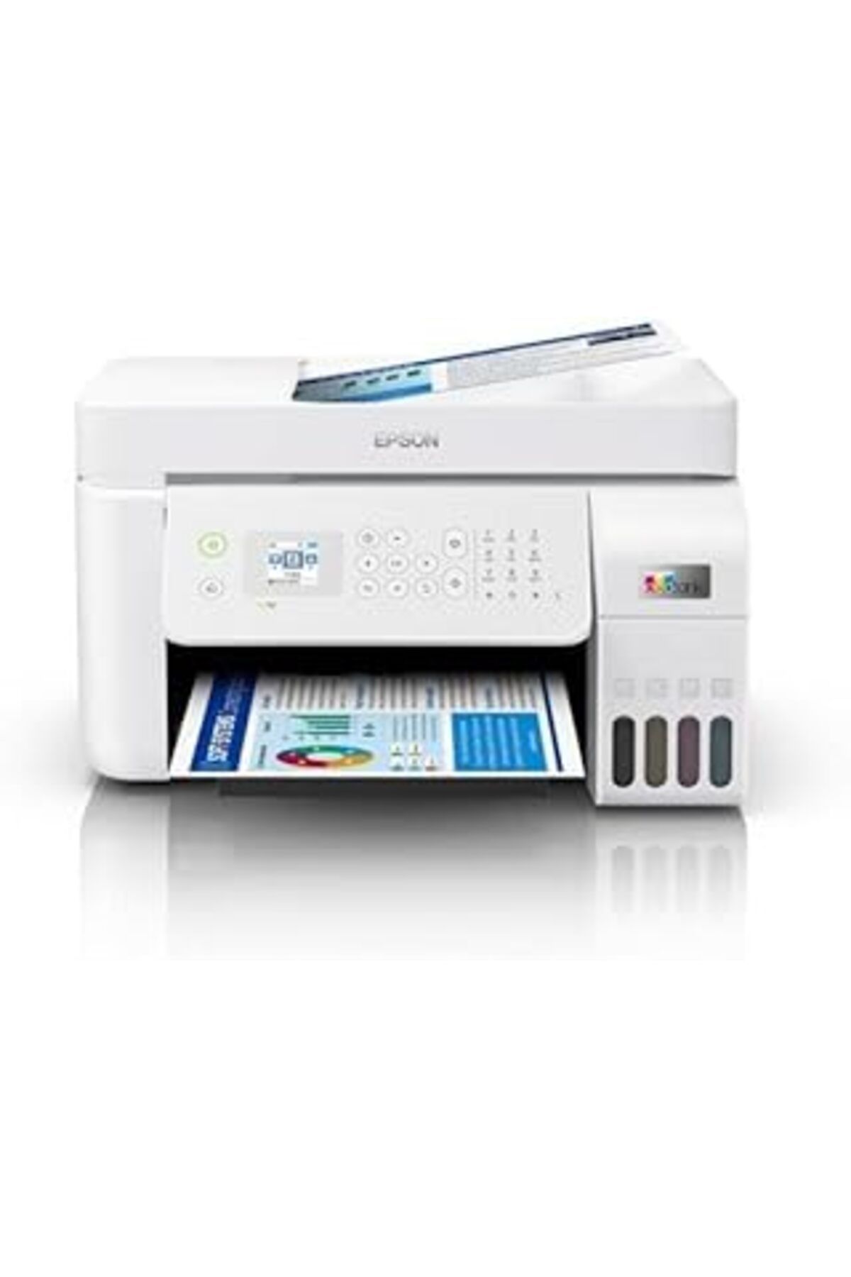 Mu Art Epson Ecotank L5296 Wi-Fi + Tarayıcı + Fotokopi + Fax Renkli Çok Fonksiyonlu Tanklı Mürekkep Püskür