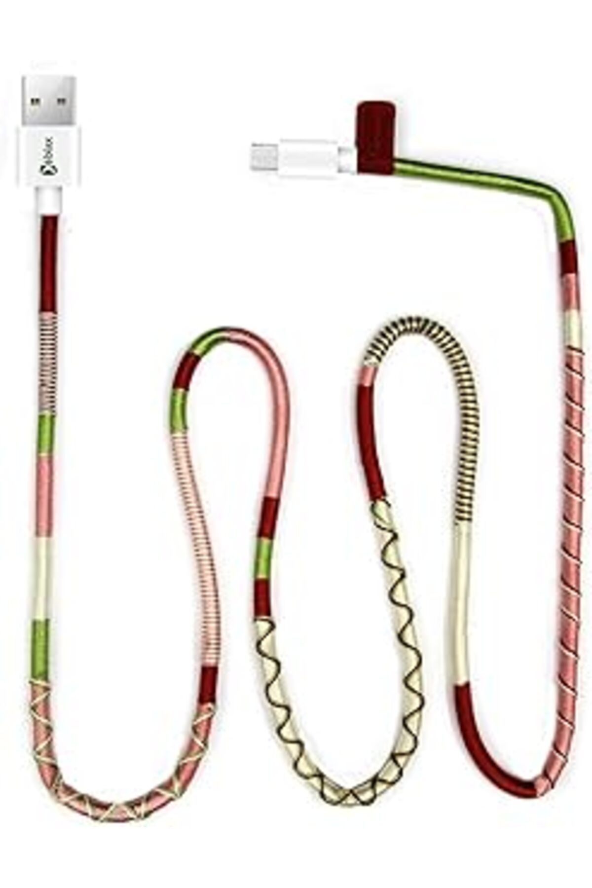 NETWORK ART Vorson Handmade Candy Micro Android Şarj Ve Data Kablosu, 100 Cm