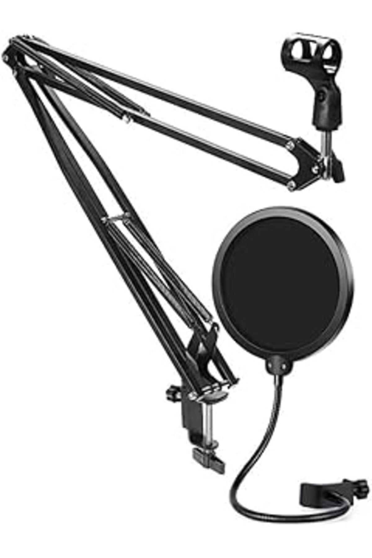 TBSProjects Lastvoice Nb40 Pro Mikrofon Standı + Ps-01 Pop Filter (50X50 Büyük Boy)