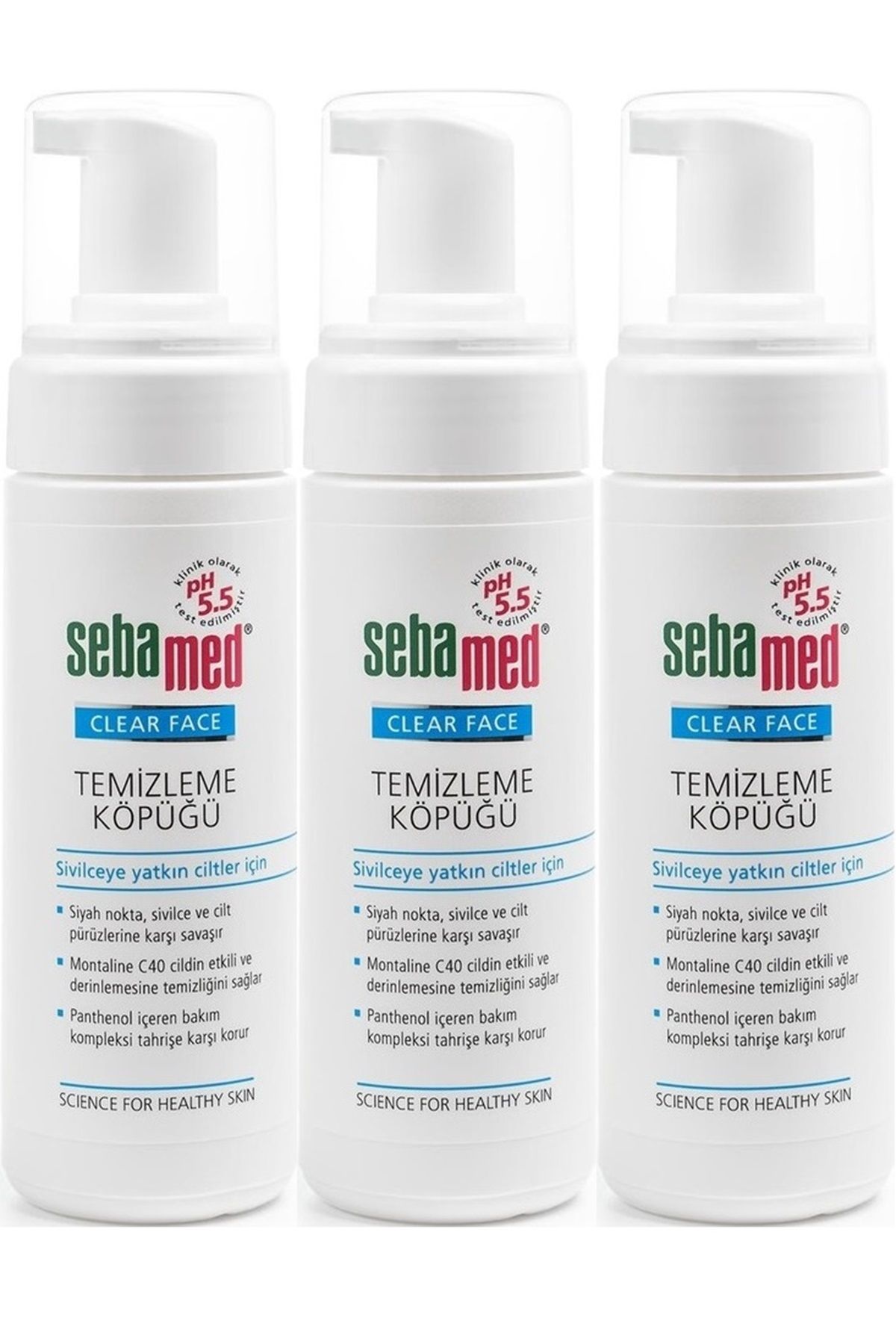 Sebamed Clear Face Yüz Temizleme Köpüğü 150ML (3 Lü Set)