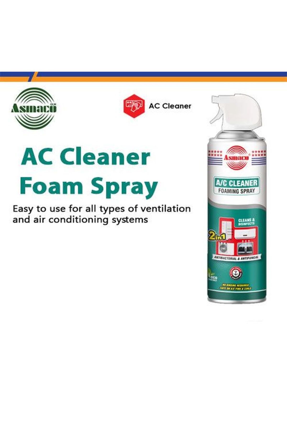 Asmaco-AC Cleaner Spary 500ml 4