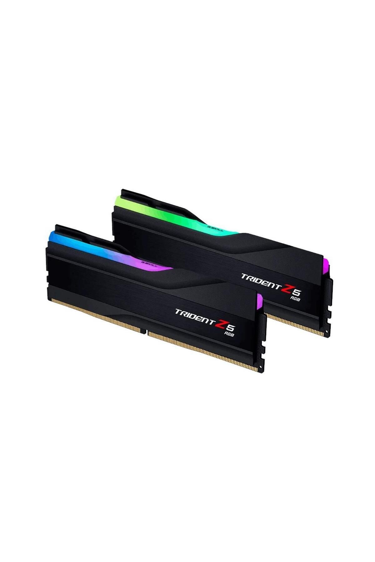 G Skill GSKILL 32GB (2x16GB) Trident Z5 RGB DDR5 6400Mhz CL30 XMP F5-6400J3039G16GX2-TZ5RK Dual Kit Ram