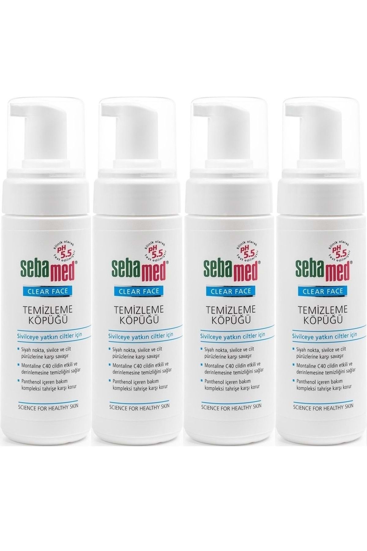 Sebamed Clear Face Yüz Temizleme Köpüğü 150ML (4 Lü Set)