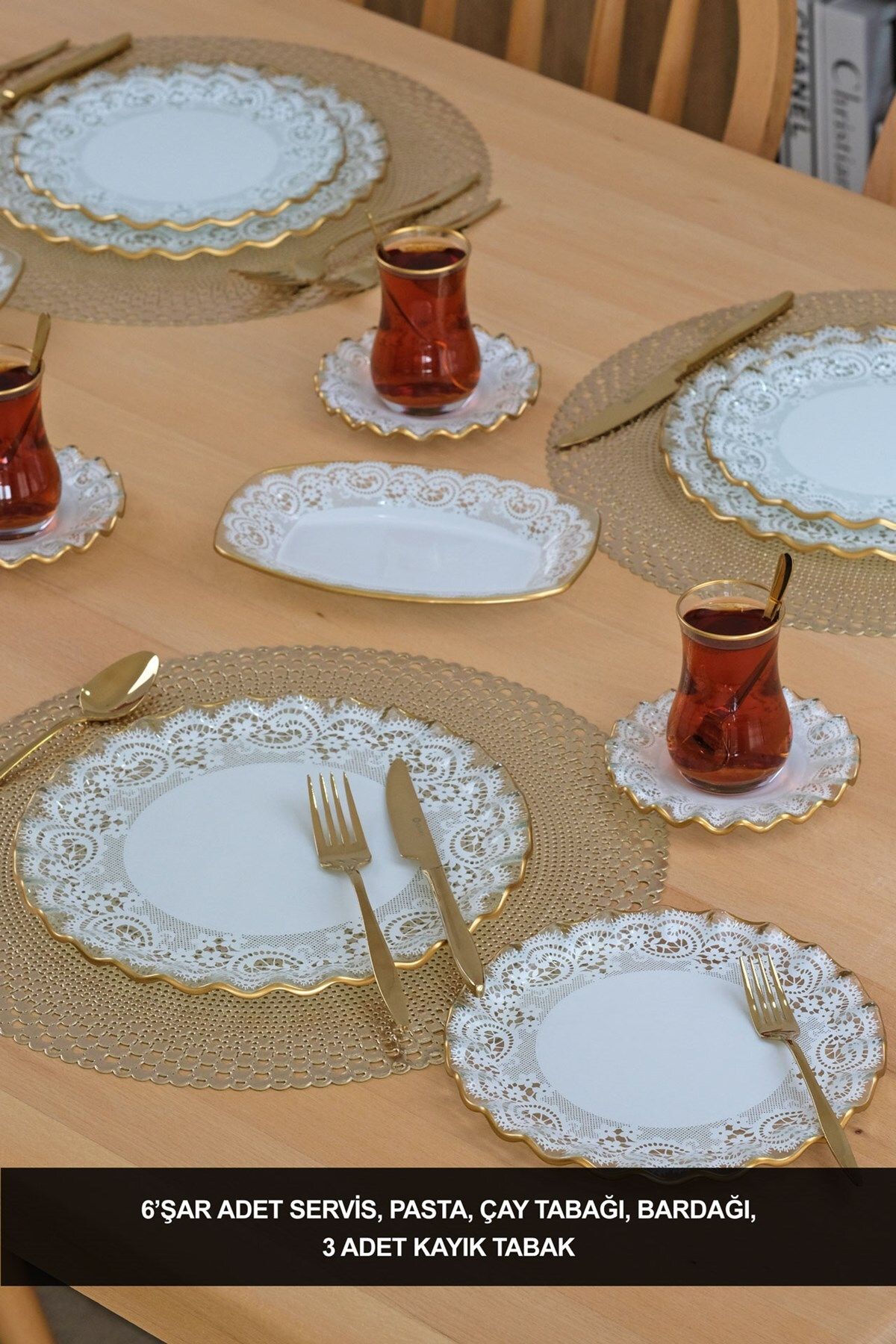 Glore-Marche 27 Piece Cake Service Set for 6 People 1