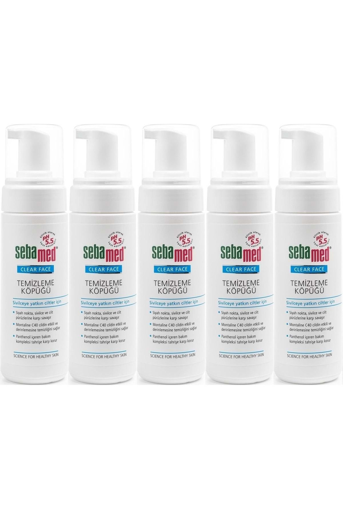 Sebamed Clear Face Yüz Temizleme Köpüğü 150ML (5 Li Set)