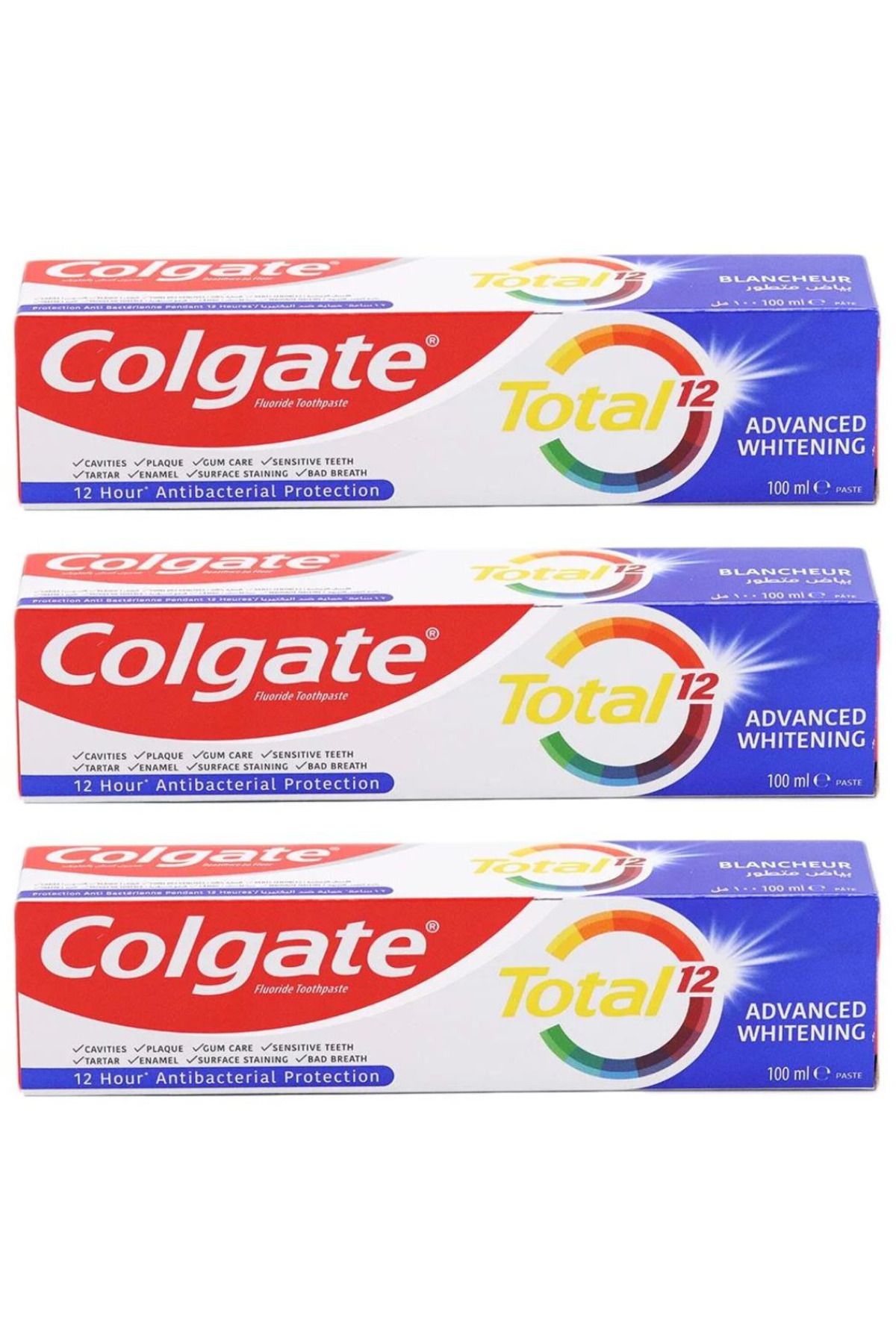 Colgate-Toothpaste Total Advanced Whitening 100 ml X 3 1