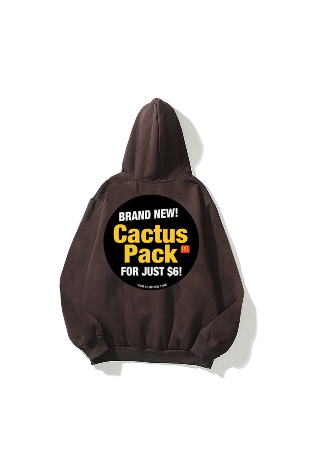 Trendiz-سويت شيرت بغطاء للرأس بني للجنسين من Cactus Pack 3