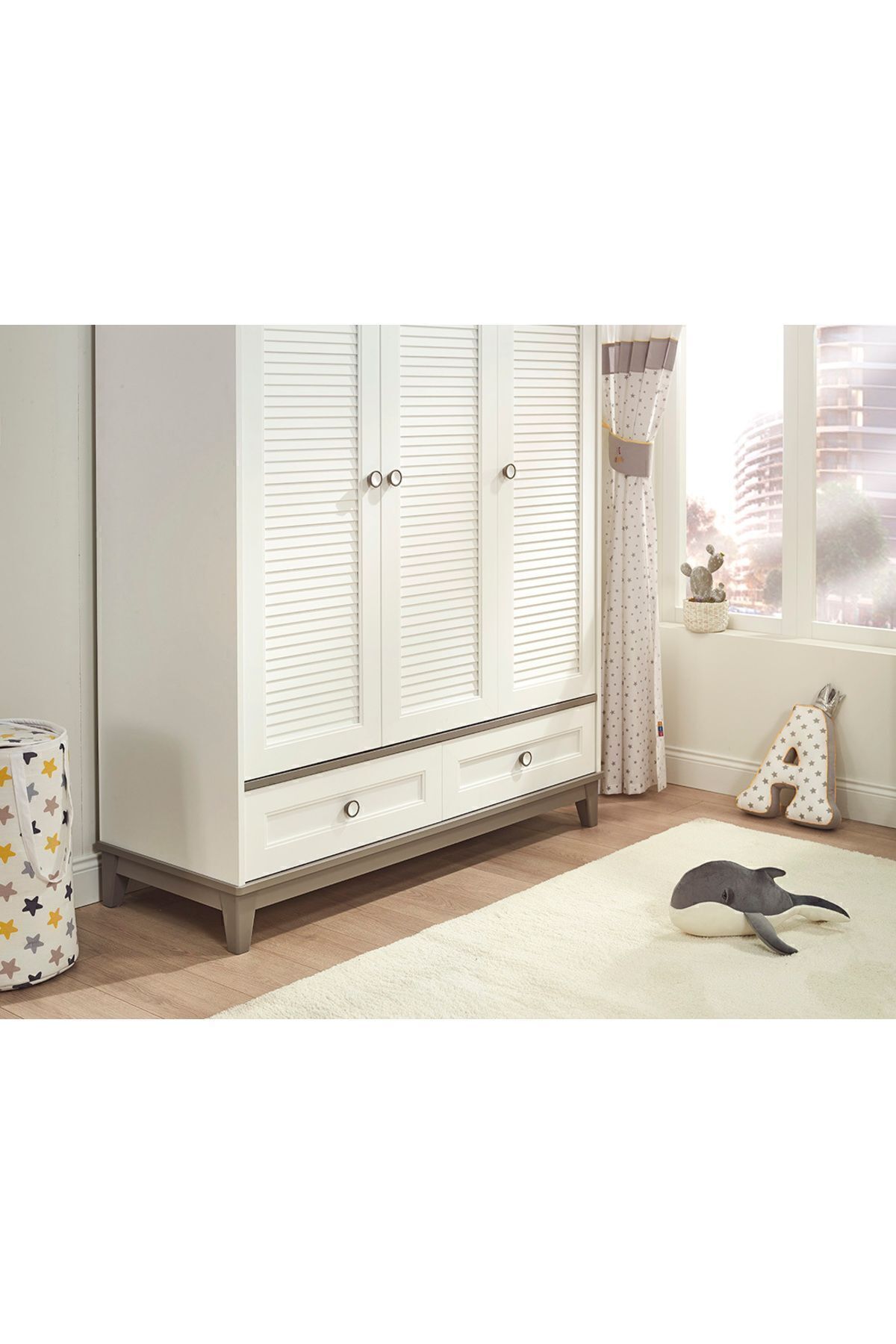 Almila Mia 3 Kapaklı Dolap fotoğrafı 6 (önizleme)