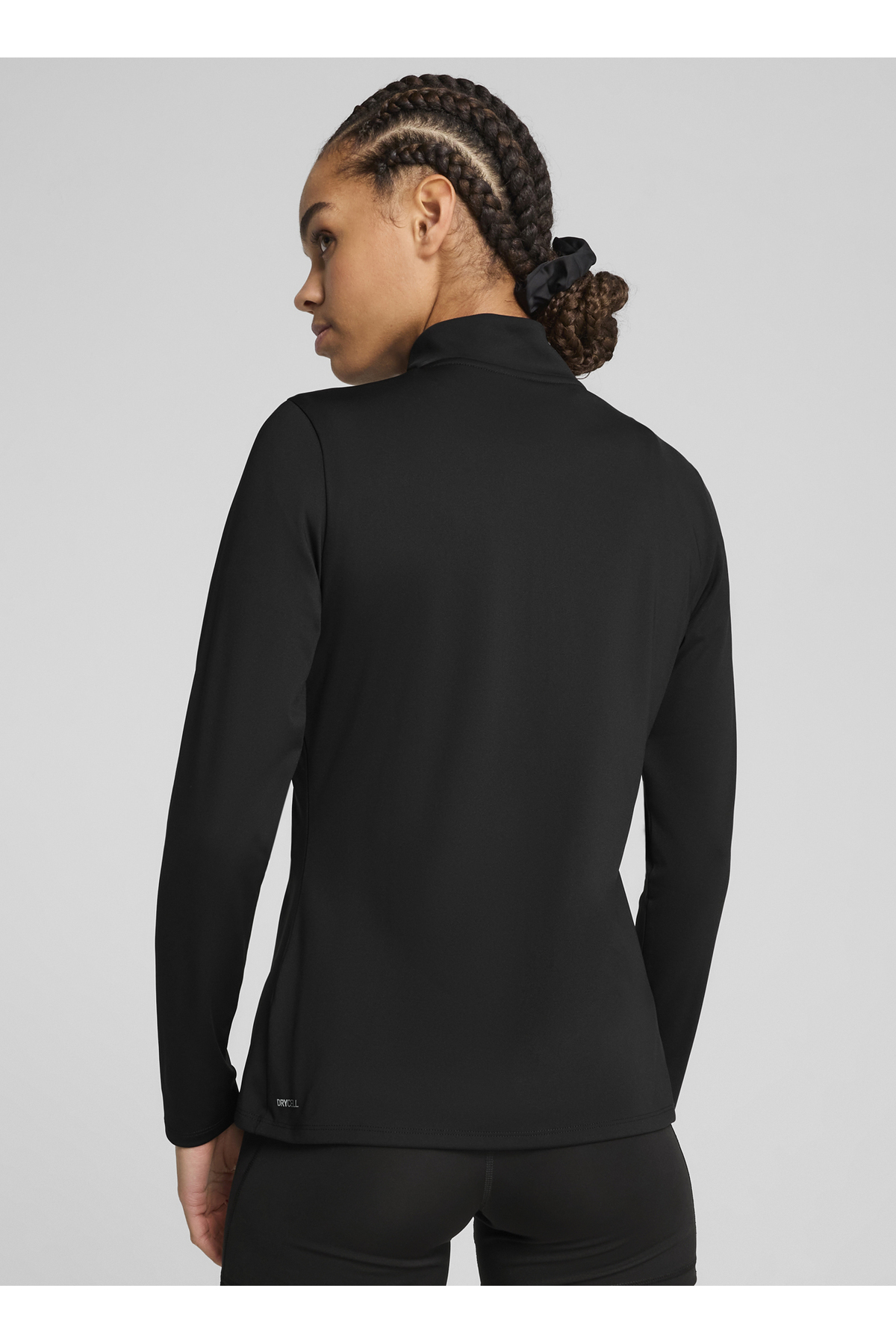 Puma 52612201 W PUMA STRONG FULL ZIP PUM Siyah Dik Yaka Regular Fit Kadın Zip Ceket görsel 5