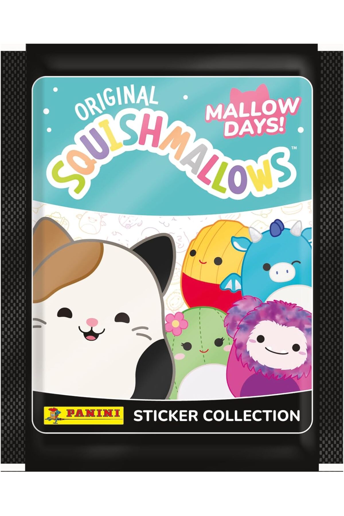 Panini Squishmallows Çıkartma Albümü (2 paket Çıkartma ve 1