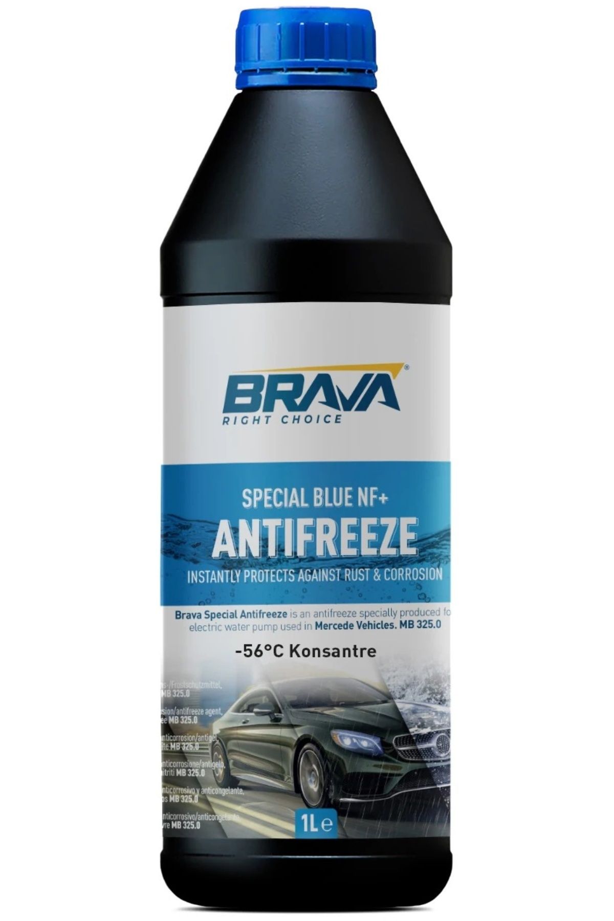 Brava MERCEDES SPECİAL 1 LT NF+ ANTİFRİZ MAVİ -56°C