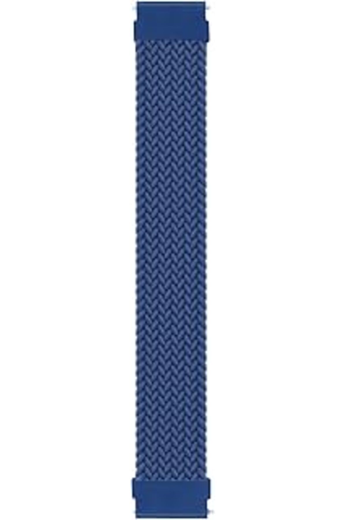 Hepta Collection Gear S3 Frontier Kordon, (Large Size, 165Mm) Braided Solo Loop Band Lacivert