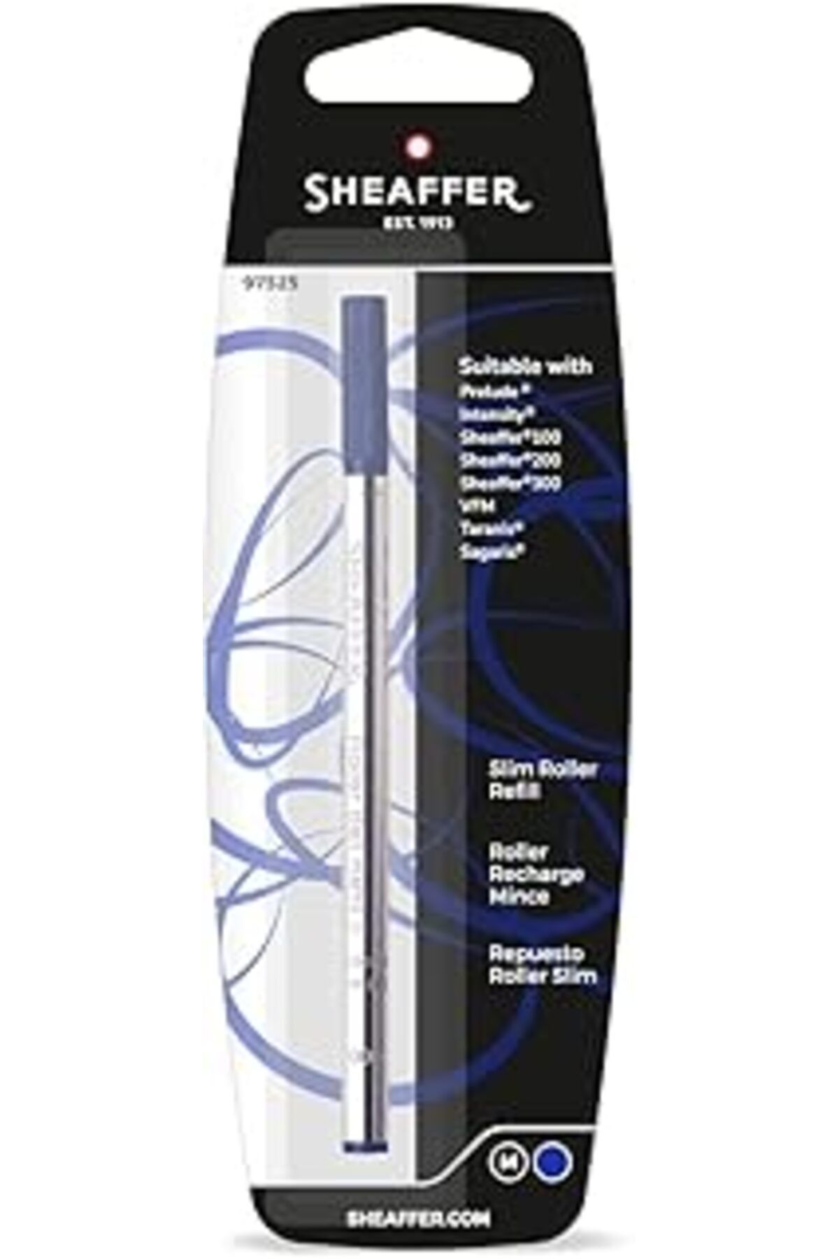 Mu Art Ahşap Sheaffer 97525 Roller Refil Slim Mavi Slim Roller